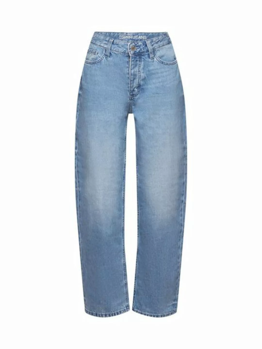 Esprit Relax-fit-Jeans Lockere Retro-Jeans mit mittelhohem Bund günstig online kaufen