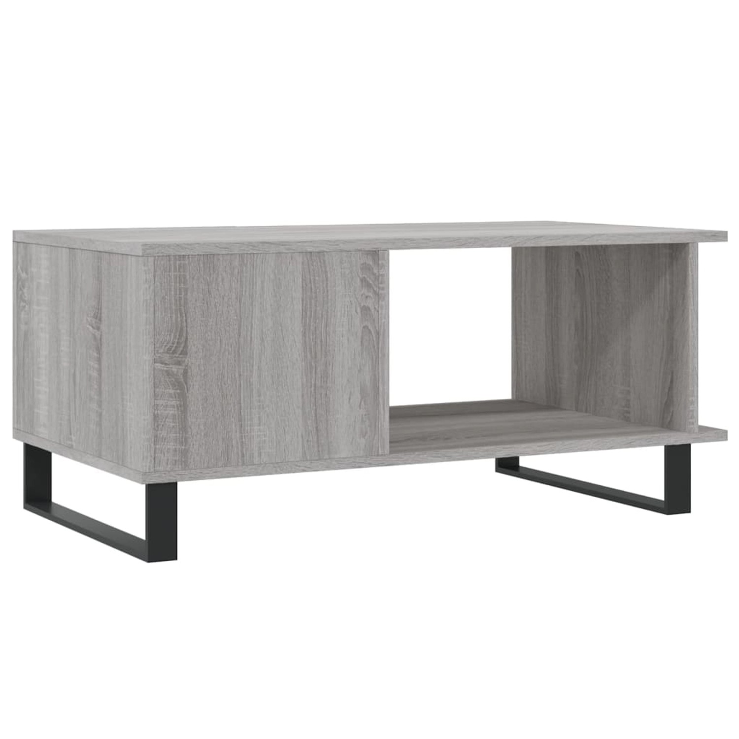 vidaXL Couchtisch Grau Sonoma 90x50x40 cm Holzwerkstoff Modell 10 günstig online kaufen