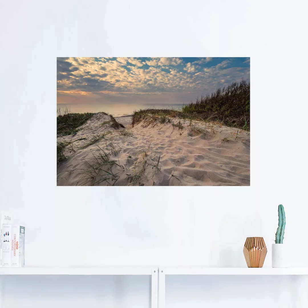 Artland Wandbild "Strand an Küste der Ostsee Graal Müritz", Küstenbilder, ( günstig online kaufen