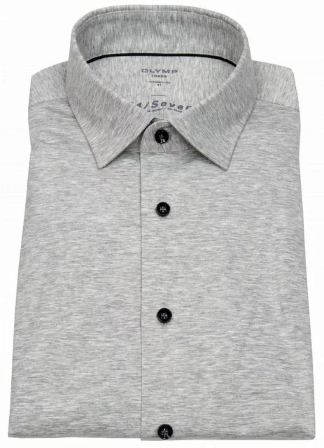 OLYMP Langarmhemd Luxor 24/Seven modern fit Jerseyshirt mit geruchshemmende günstig online kaufen