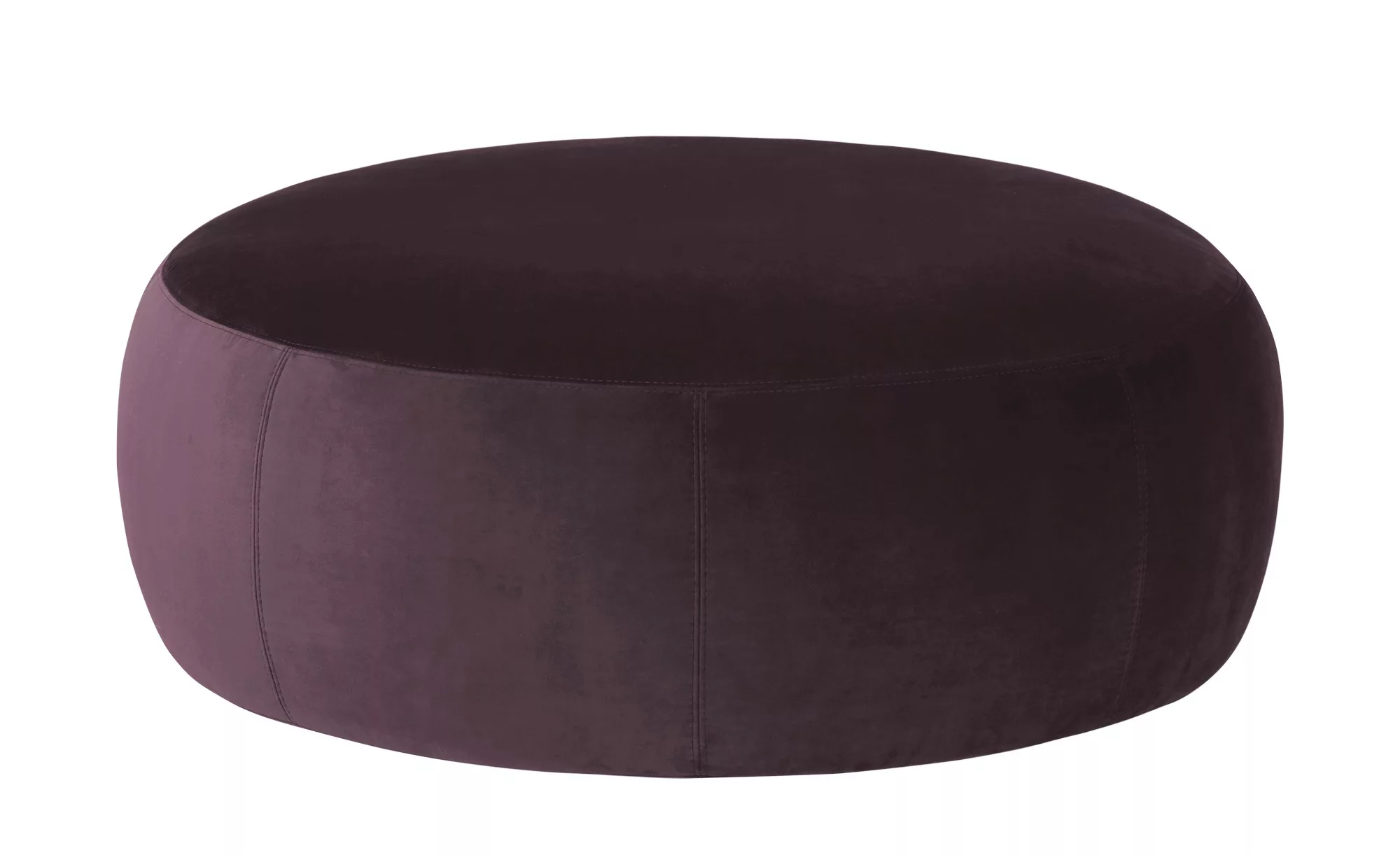 pop Samt Hocker  Amadi ¦ lila/violett ¦ Maße (cm): H: 40  Ø: 105 Polstermöb günstig online kaufen