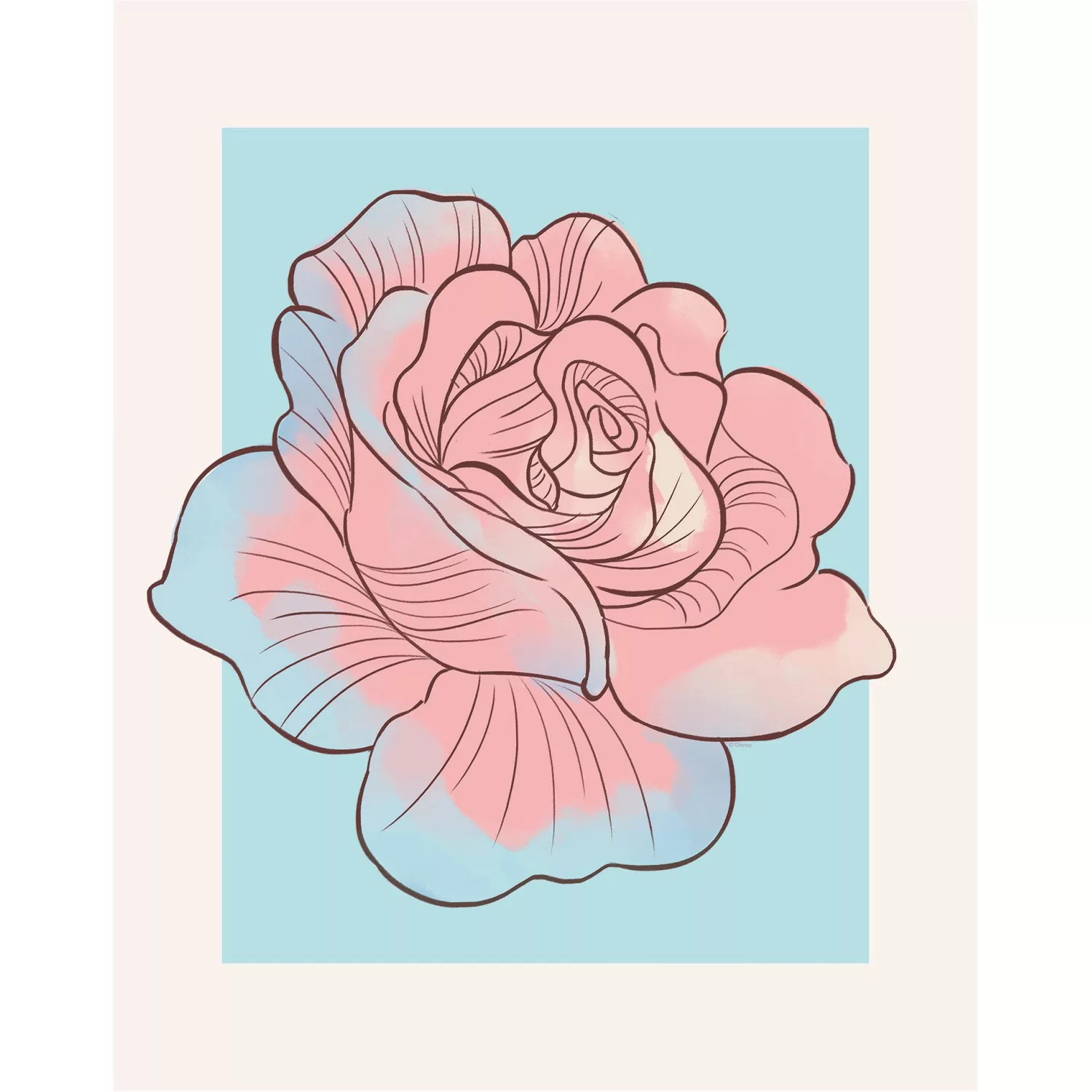 Komar Wandbild Cinderella Rose 40 x 50 cm günstig online kaufen