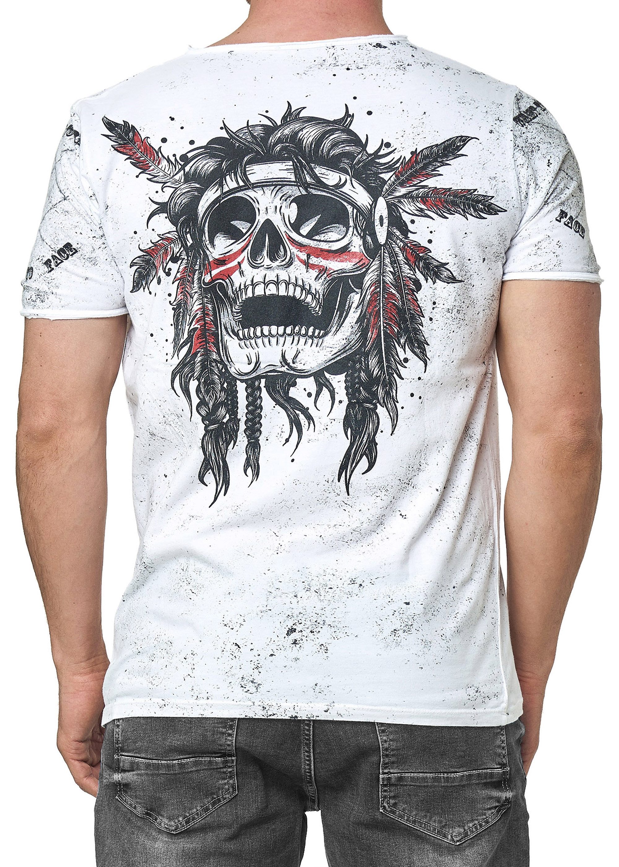 R-NEAL T-Shirt T-Shirt Verwaschen Regular Printed günstig online kaufen