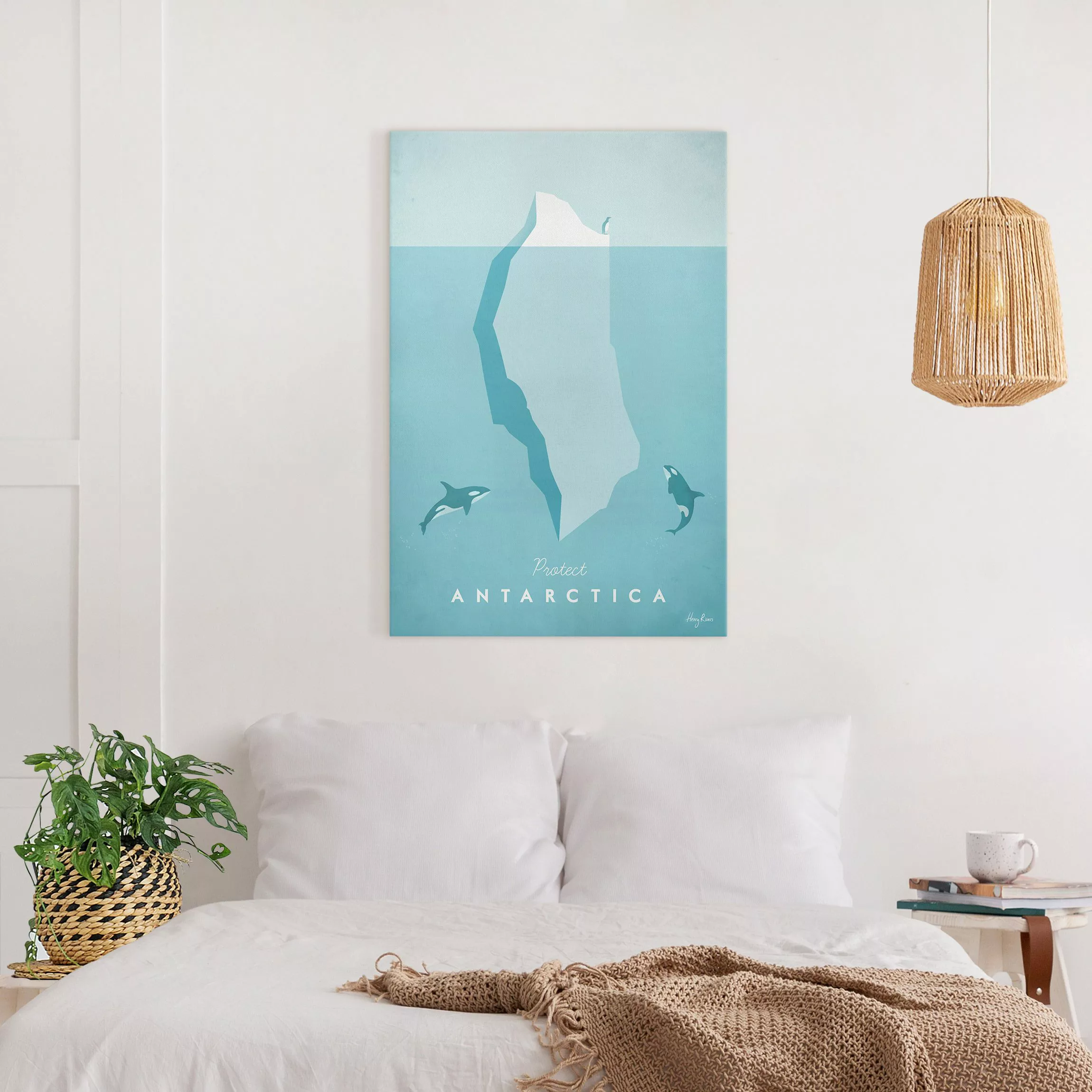 Leinwandbild Reiseposter - Antarktis günstig online kaufen