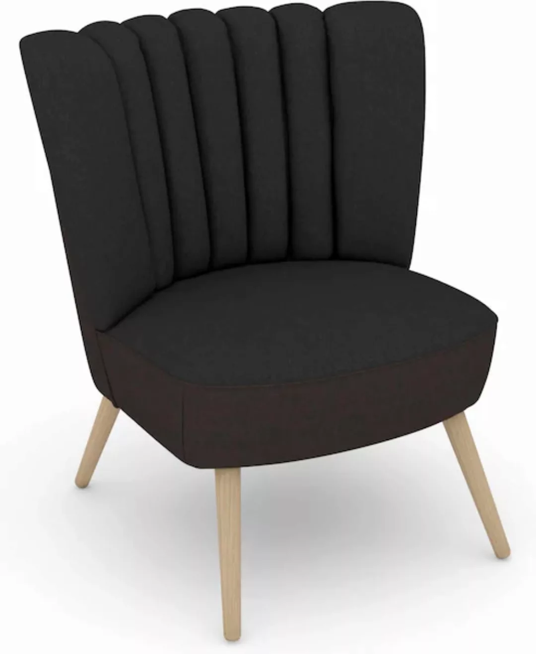 Max Winzer® Sessel »Aspen, Loungesessel«, im Retrolook, zum Selbstgestalten günstig online kaufen