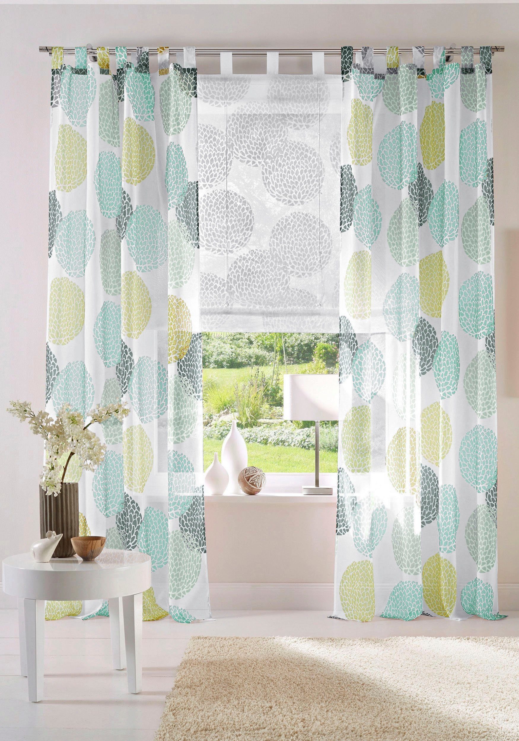 Wirth Vorhang Trondheim 328 g/m², Schlaufen günstig online kaufen