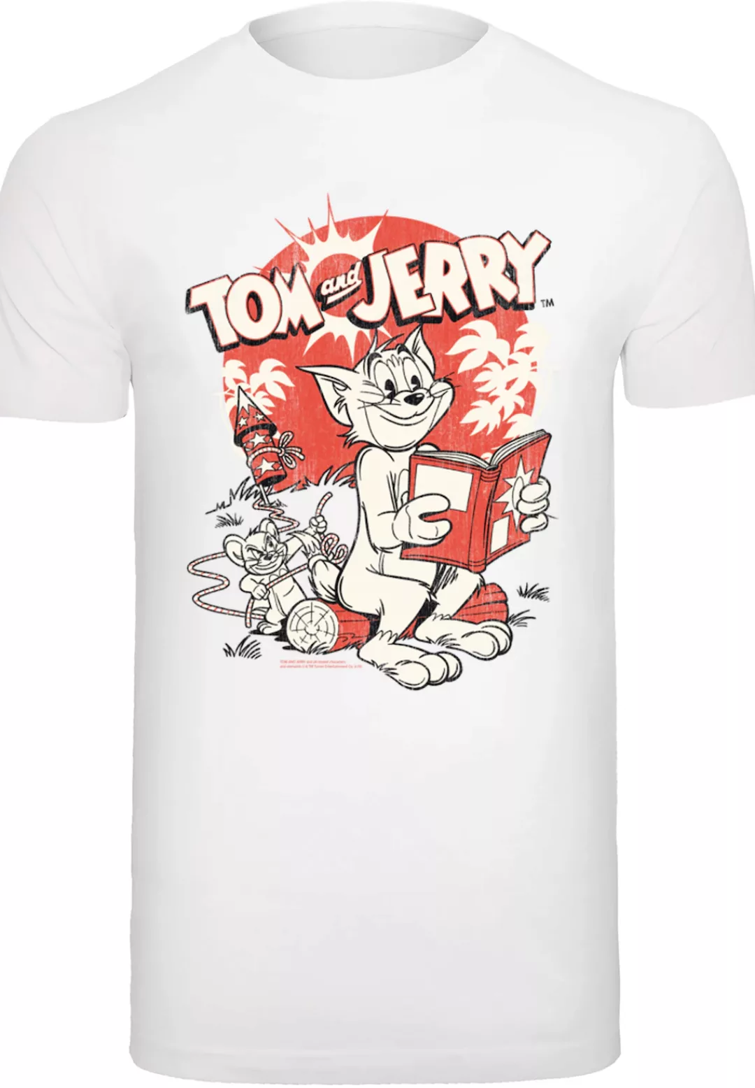 F4NT4STIC T-Shirt "Tom und Jerry Rocket Prank", Herren,Premium Merch,Regula günstig online kaufen