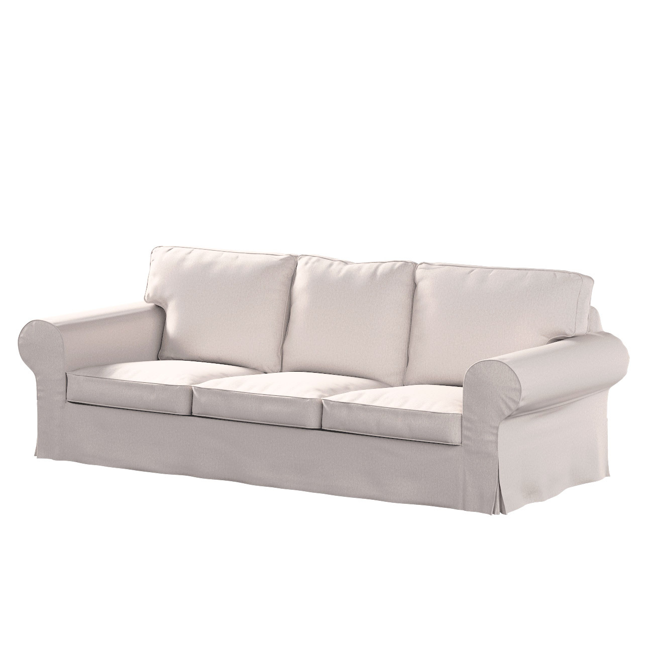 Bezug für Ektorp 3-Sitzer Sofa nicht ausklappbar, hellbeige, Sofabezug für günstig online kaufen