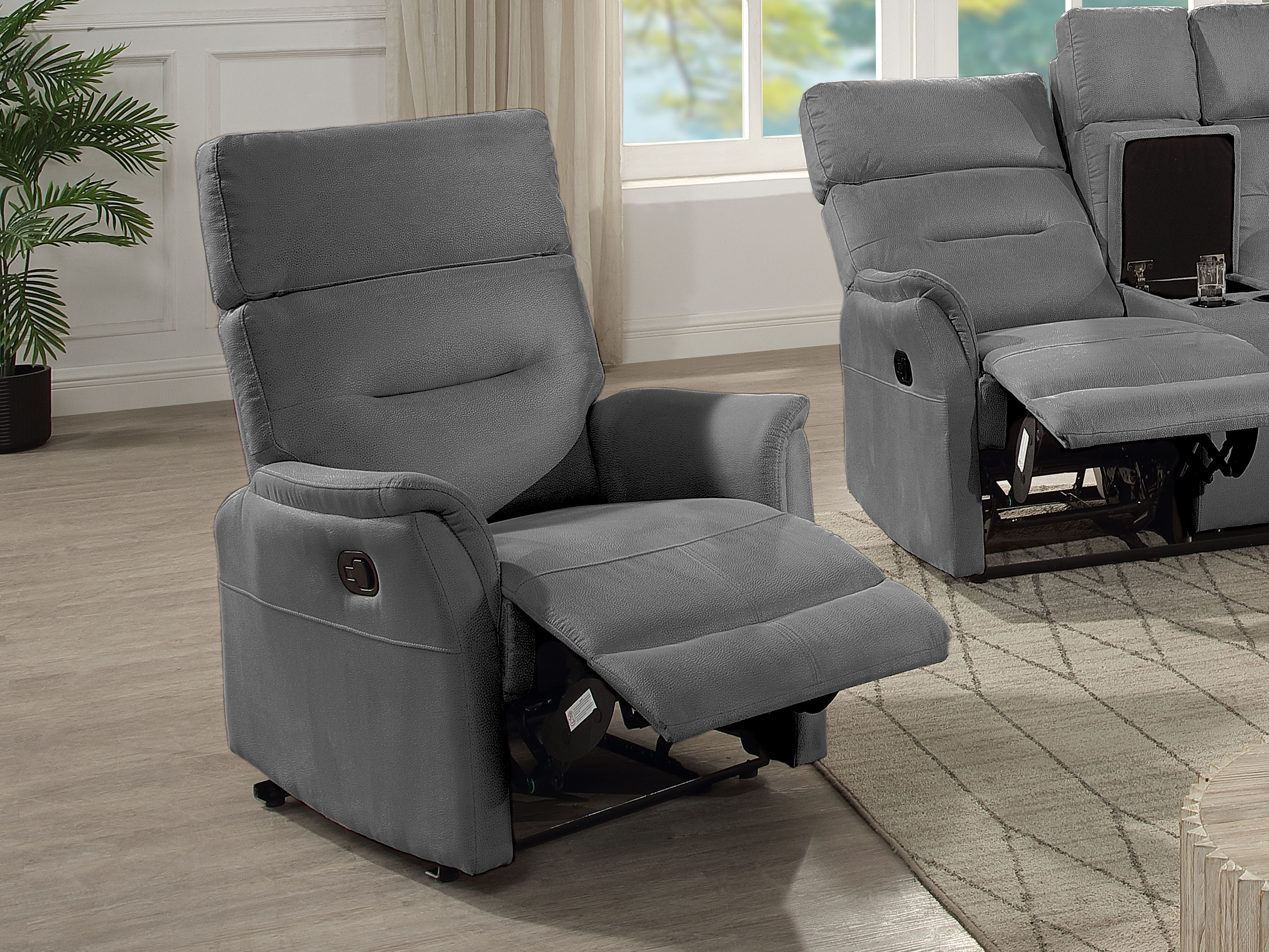 ATLANTIC home collection Relaxsessel "Falk", Relaxfunktion, Mikrofaserbezug günstig online kaufen