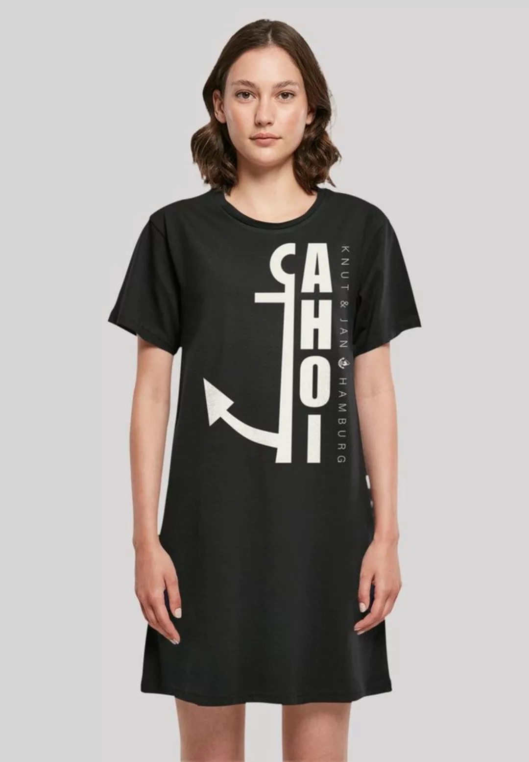 F4NT4STIC Shirtkleid "Ahoi Anker Knut & Jan Hamburg", Print günstig online kaufen