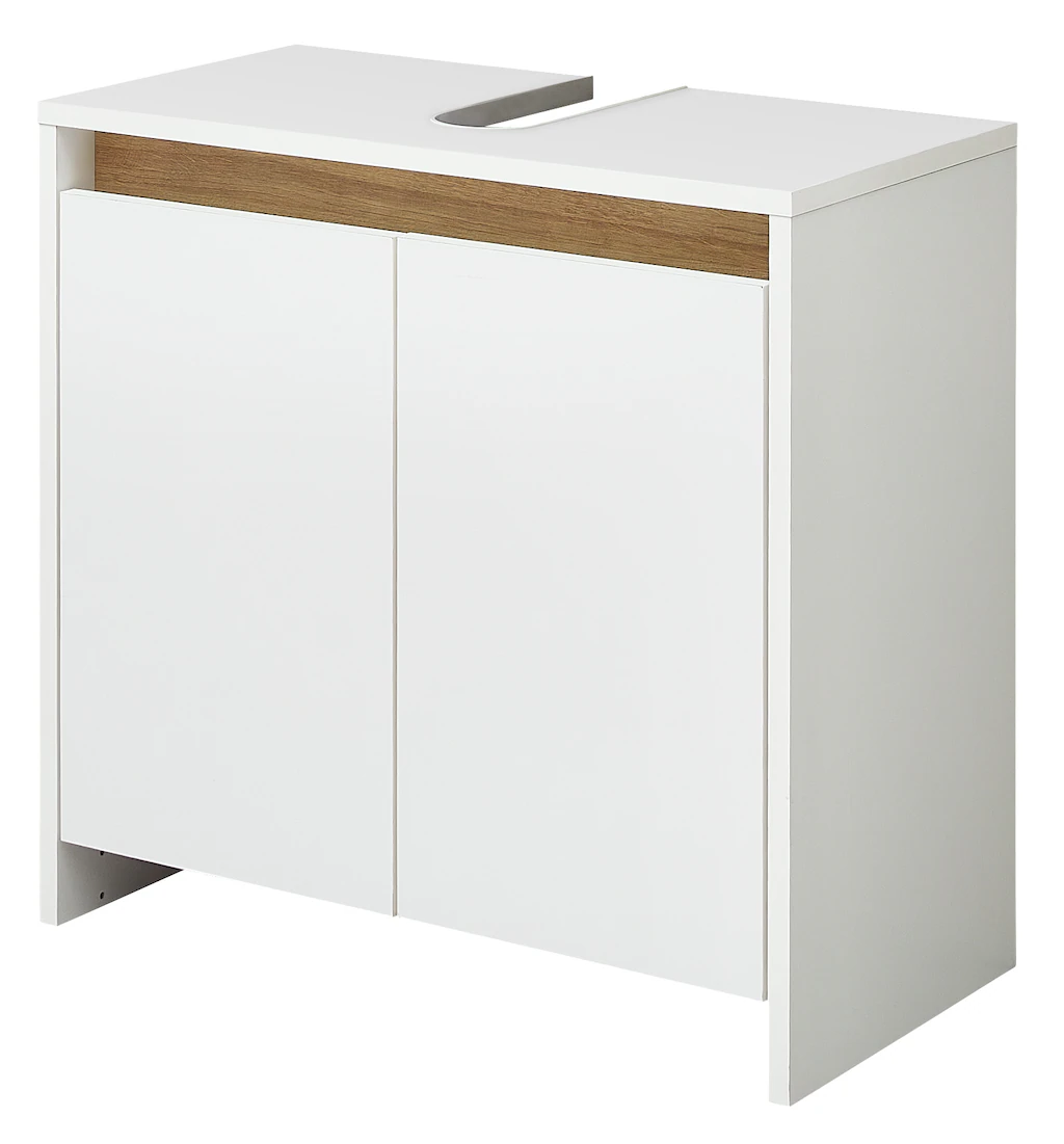 Saphir Waschbeckenunterschrank "Quickset 100, 2 Türen, Siphonausschnitt", W günstig online kaufen