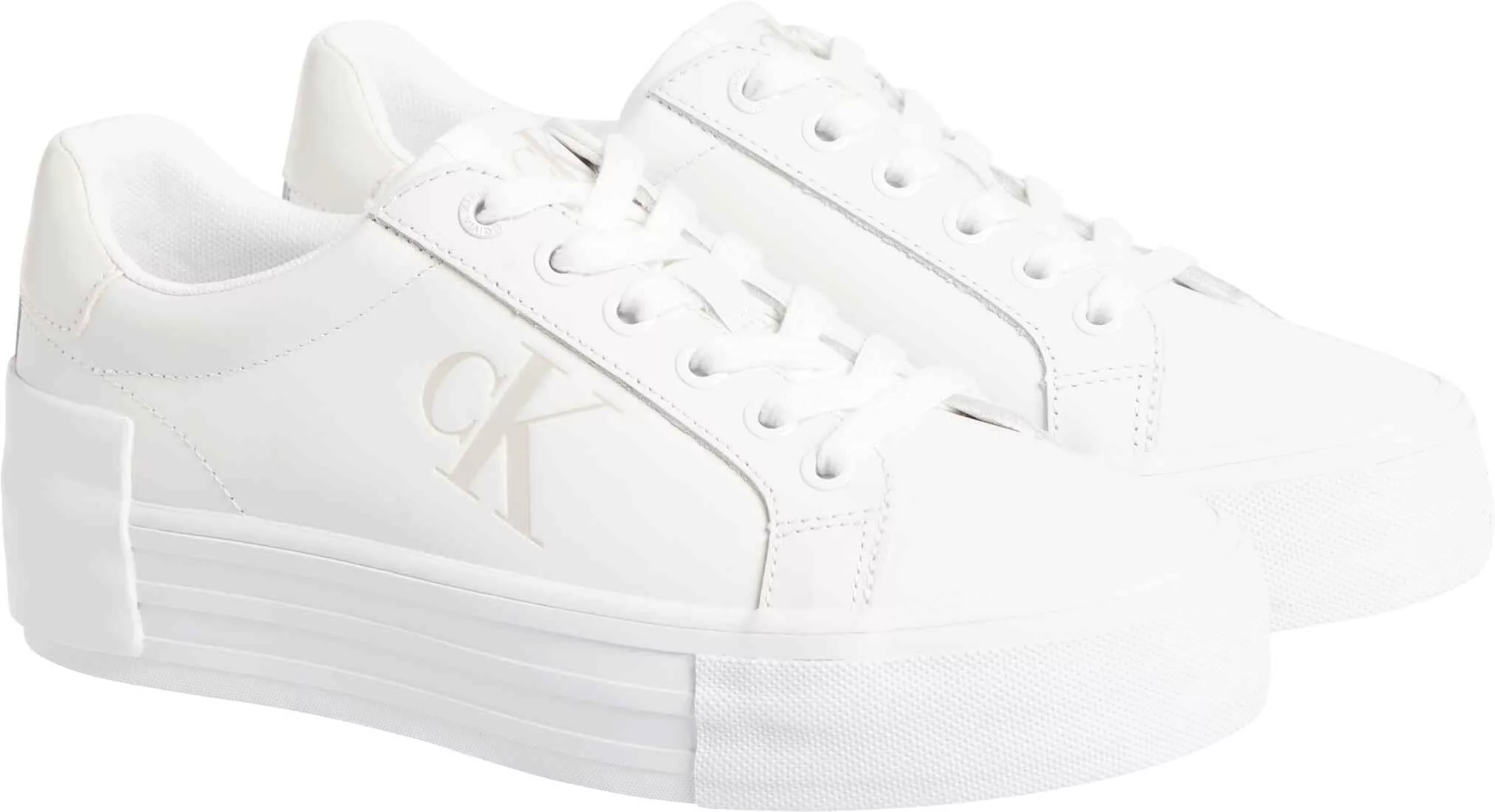 Calvin Klein Jeans Plateausneaker "VULC FLATFORM LOW MG LTH", Halbschuh, Fr günstig online kaufen