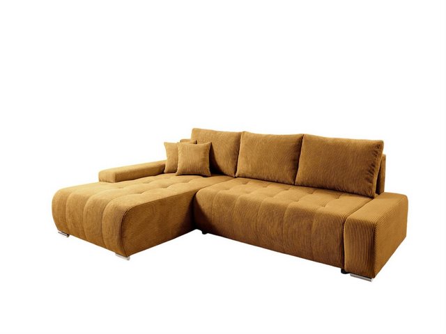 Fun Möbel Ecksofa Sofa mit Schlaffunktion VOGAR, inkl. Bettkasten, inkl. 3 günstig online kaufen