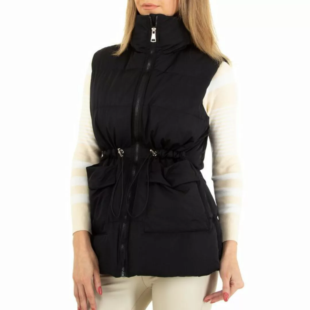 Ital-Design Steppweste Damen Freizeit (87256406) Gefüttert Winterjacke in S günstig online kaufen