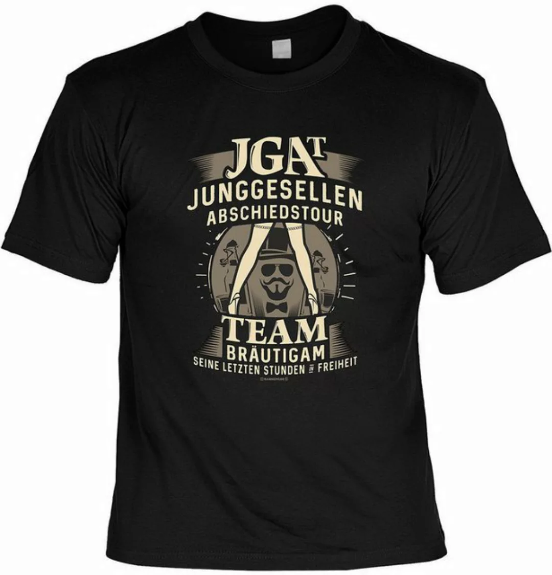 Bonvionn T-Shirt T-Shirt Funshirt Junggesellen Abschiedstour Team Bräutigam günstig online kaufen