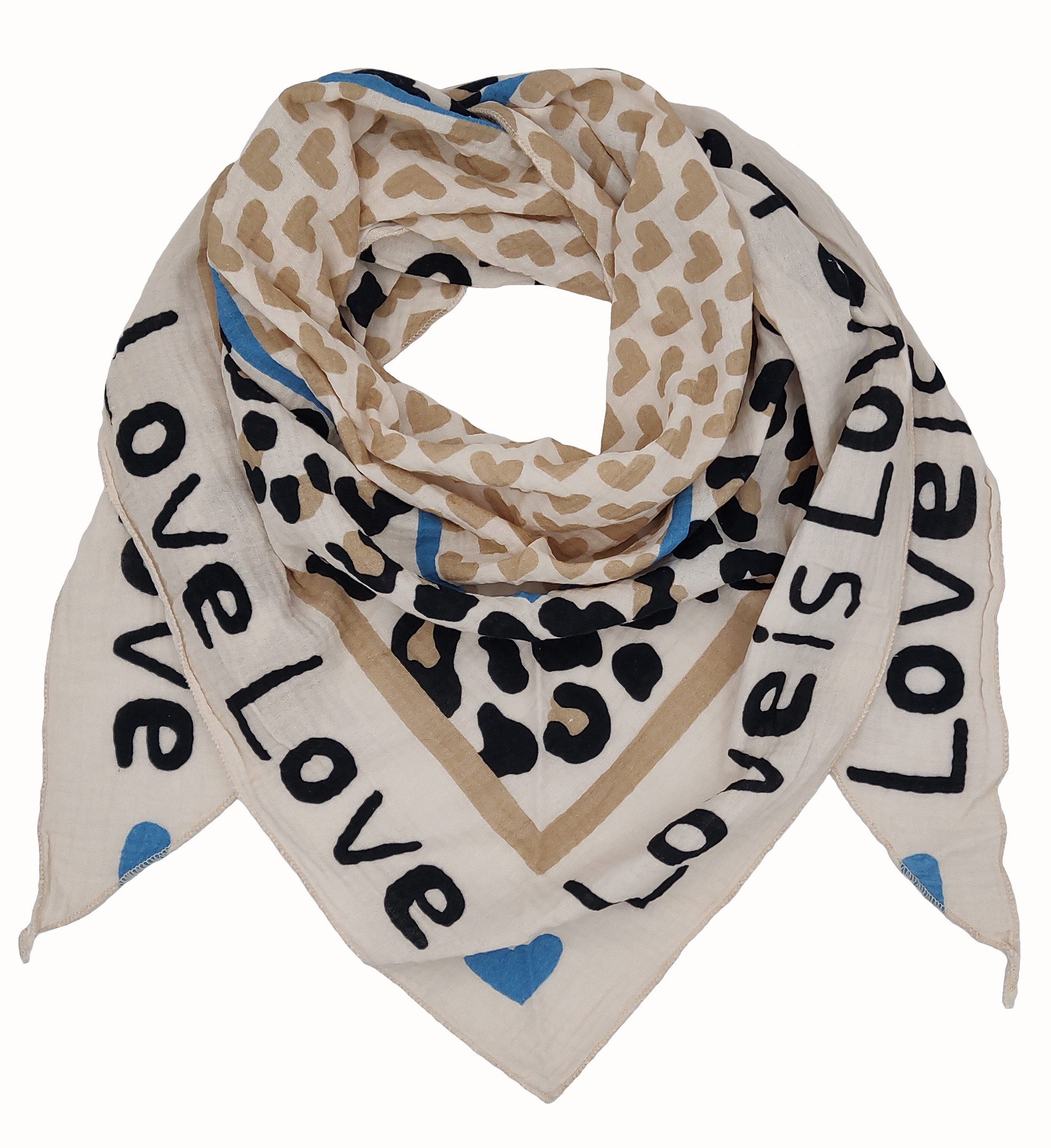 Cassandra Accessoires Dreieckstuch "Love", Made in günstig online kaufen
