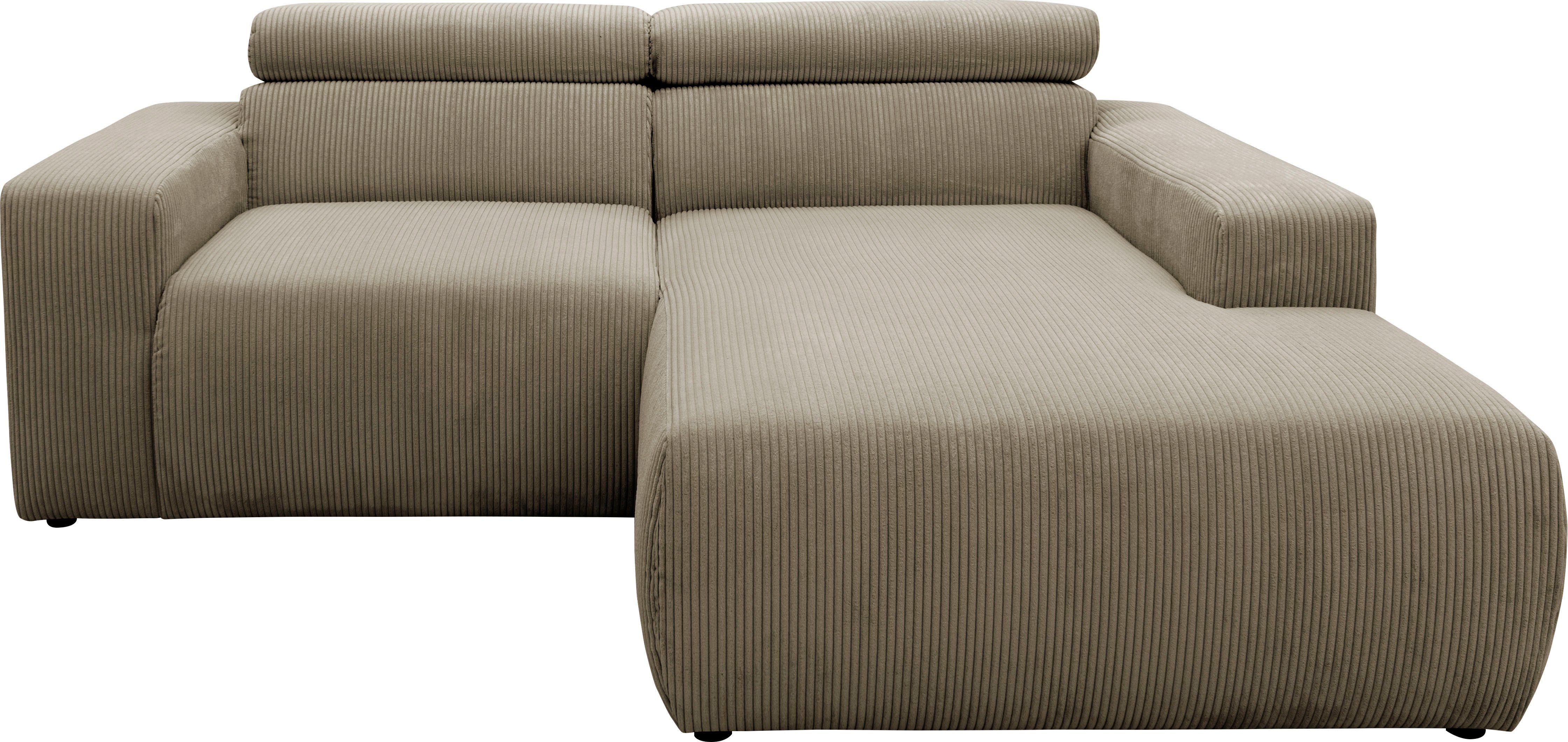 DOMO collection Ecksofa "Brandon B/T: 214/175 cm, belastbar bis 140kg/ Sitz günstig online kaufen