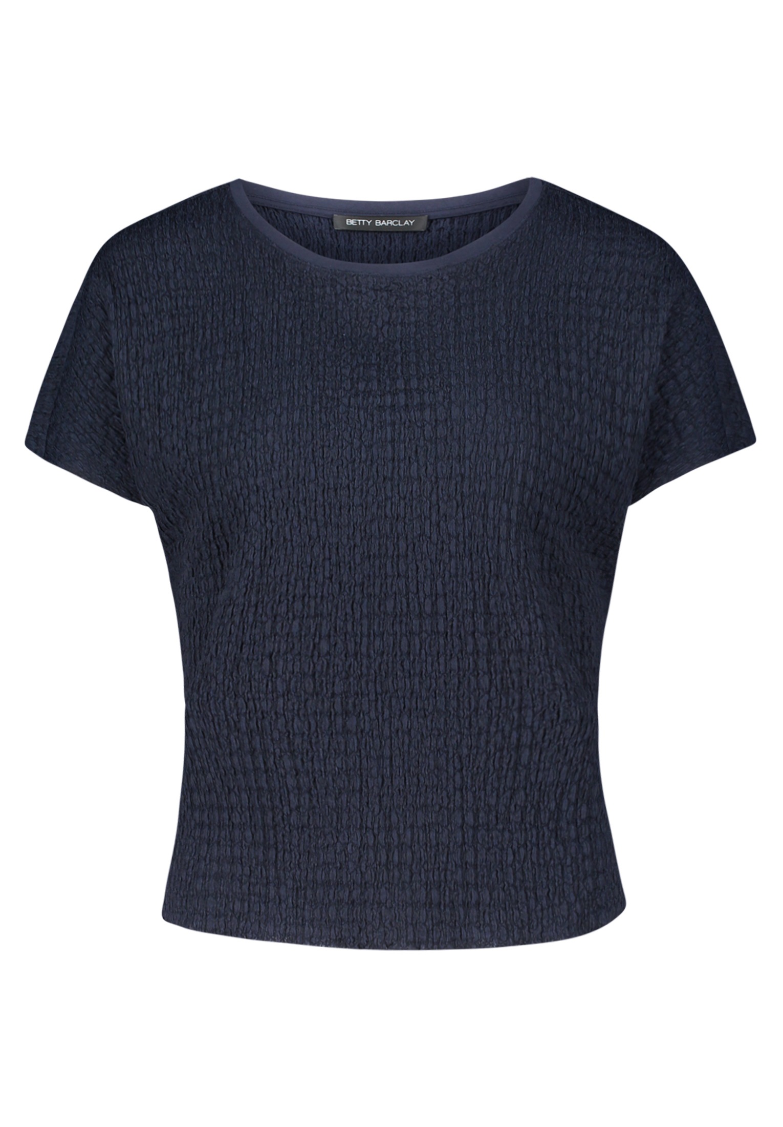 Betty Barclay Kurzarmshirt "Betty Barclay Damen Strukturshirt mit U-Boot-Au günstig online kaufen