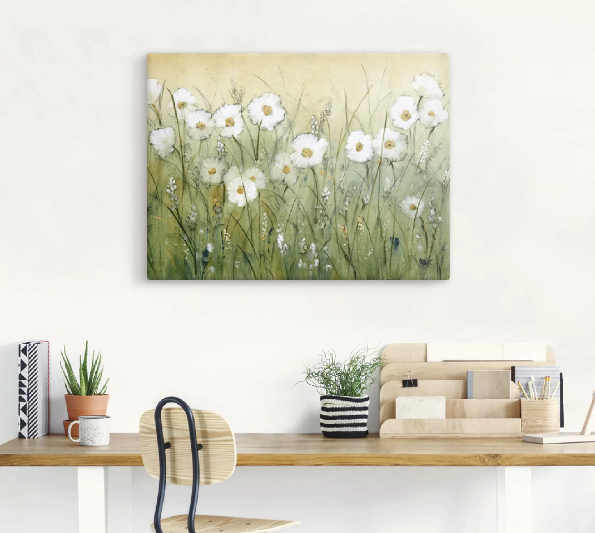 Artland Wandbild "Gänseblümchenfrühling II", Blumen, (1 St.) günstig online kaufen