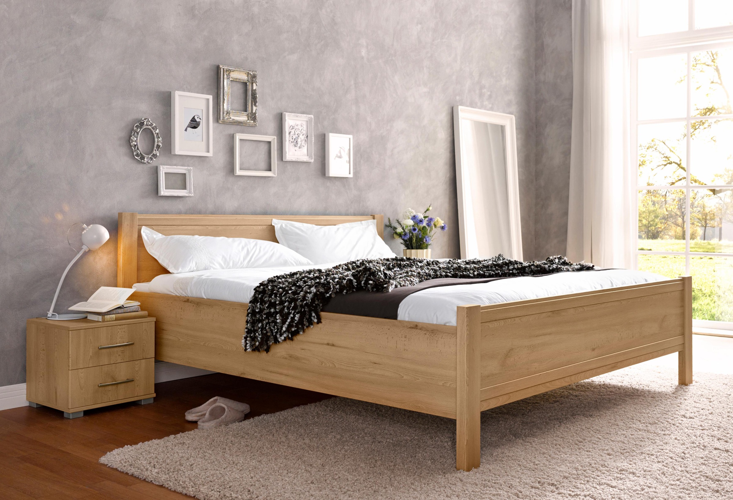 priess Bett "Husum Schlafzimmer Jugendzimmer Rahmenbett", mit Komforthöhe v günstig online kaufen