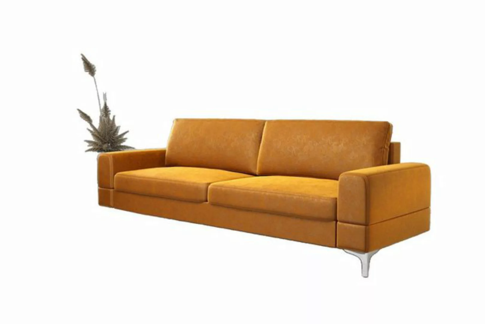 JVmoebel Sofa Modernes Weißes Sofa Dreisitzer Luxus Couch Kunstleder Möbel günstig online kaufen