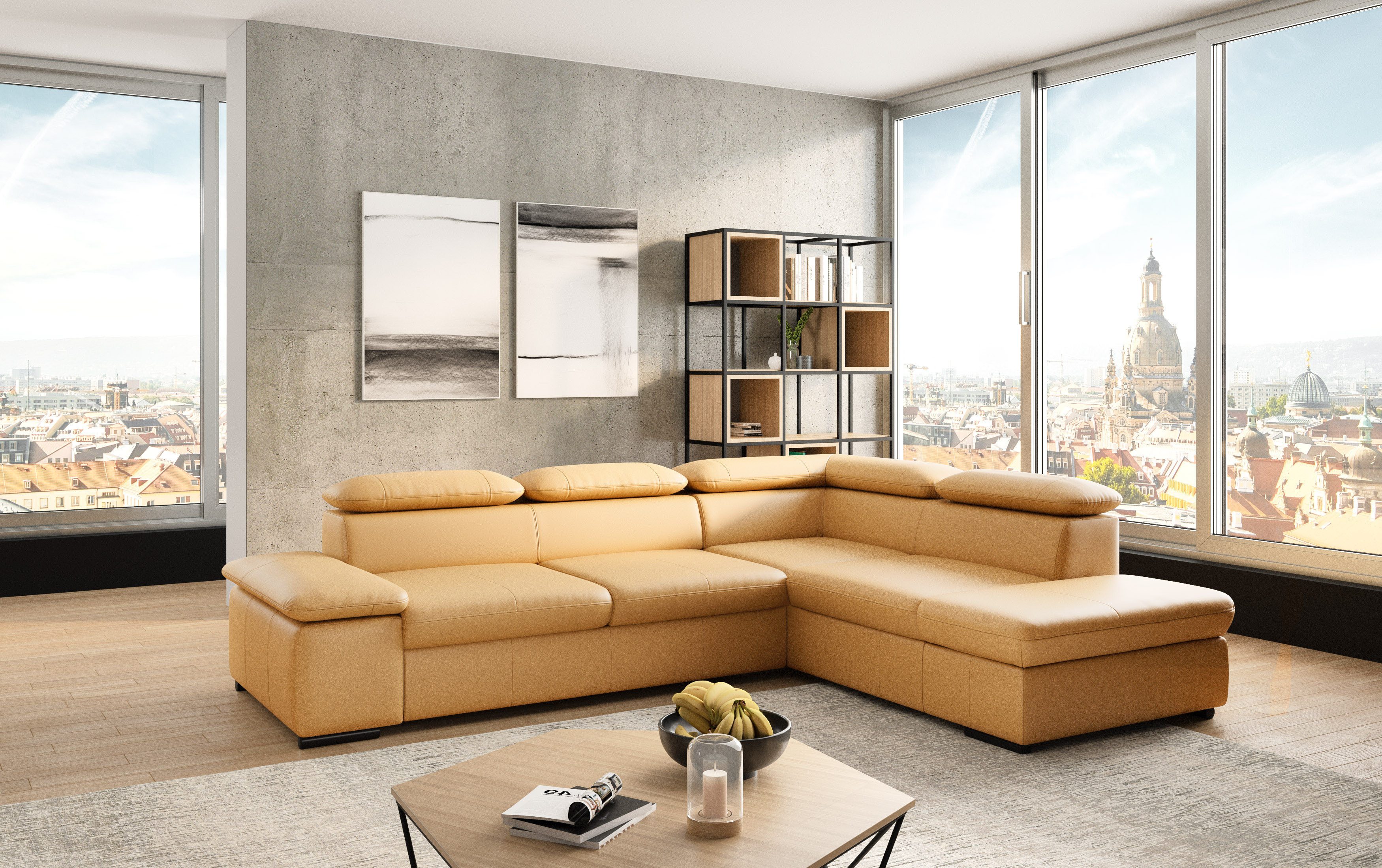 sit&more Ecksofa "Alcudia L-Form", mit Armteilverstellung, optional Kopftei günstig online kaufen