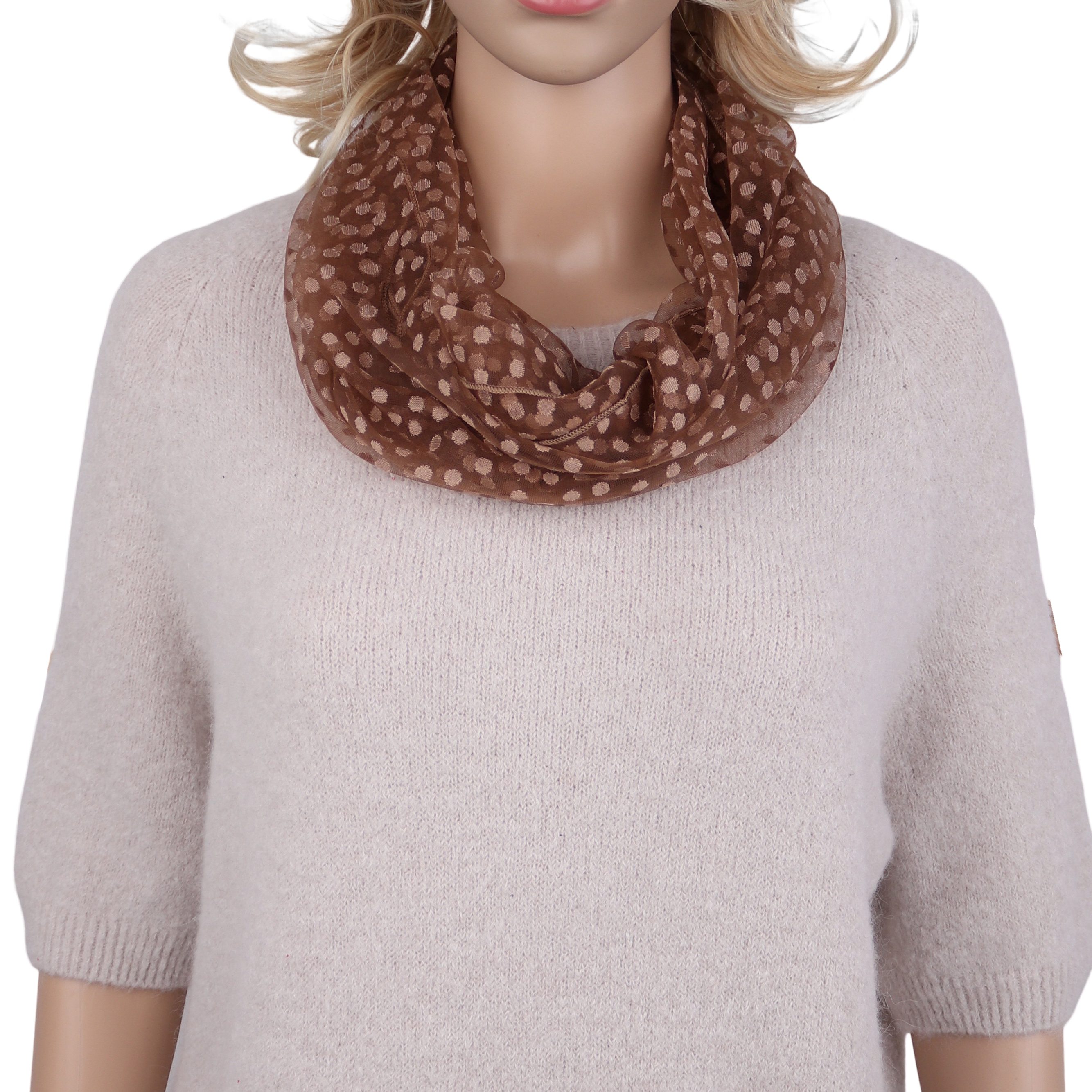 MIRROSI Loop Damen Schal Unifarbe mit günstig online kaufen