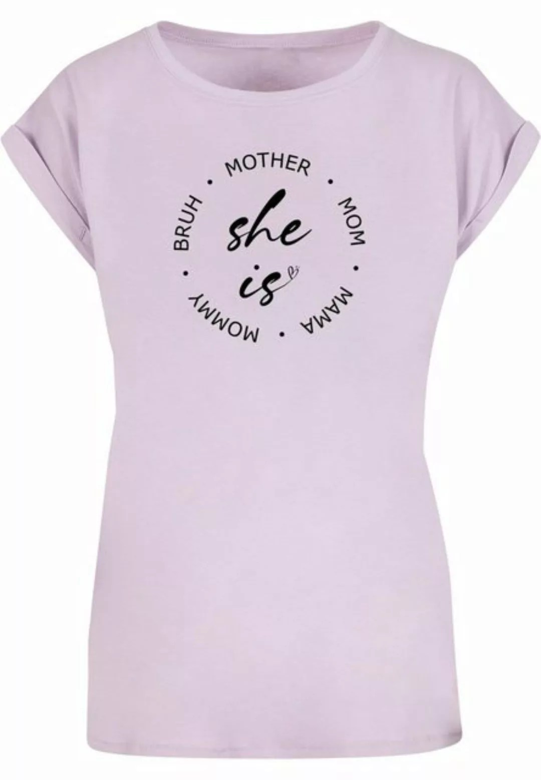 Merchcode T-Shirt Merchcode Damen Ladies Mothers Day - She is T-Shirt (1-tl günstig online kaufen