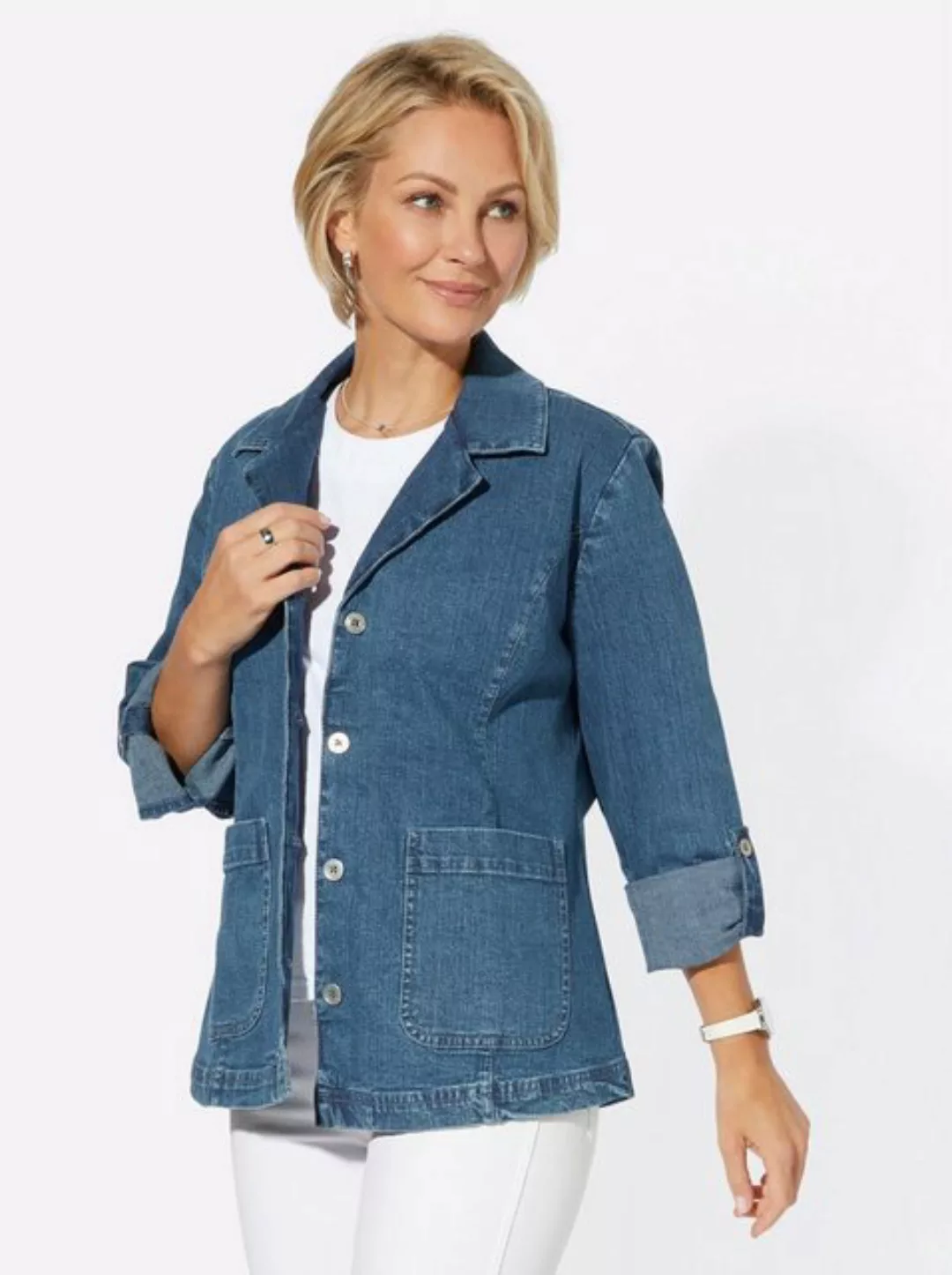 Casual Looks Jeansblazer "Jeans-Blazer" günstig online kaufen