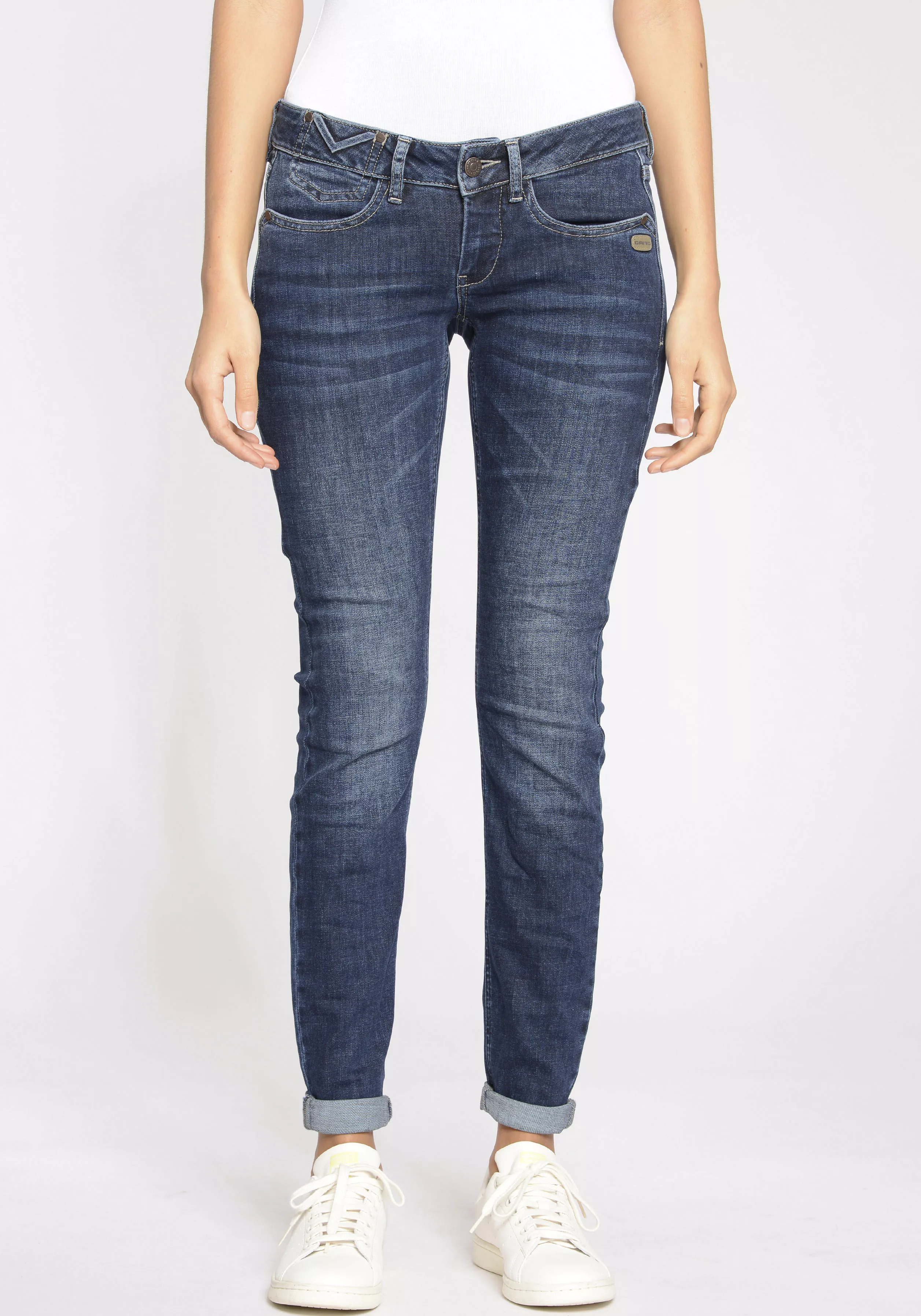 GANG Skinny-fit-Jeans "94Pina", mit kleinen Gesäßtaschen, die den Po runder günstig online kaufen