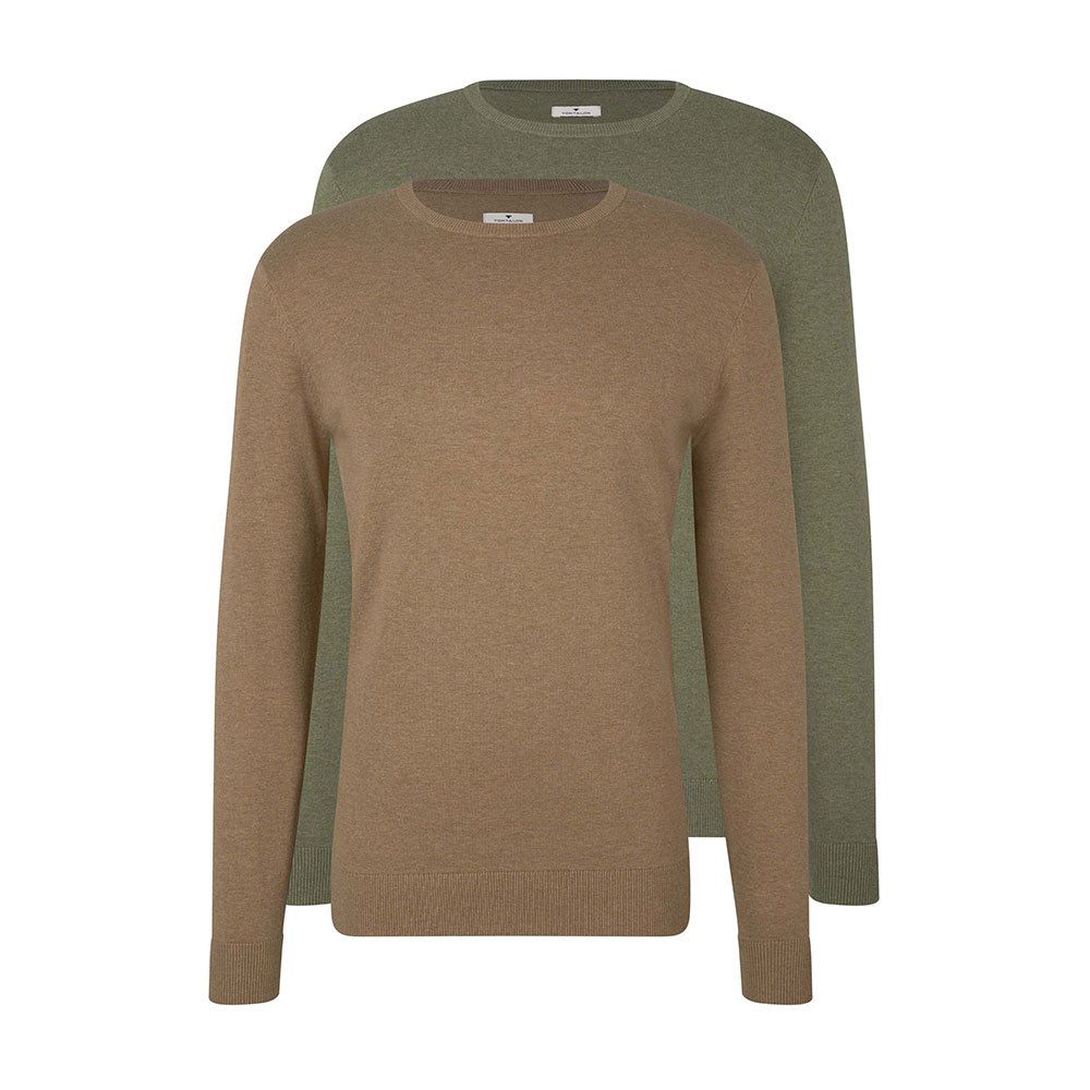 Tom Tailor 1030934 Pullover XL Havana Brown Melange günstig online kaufen