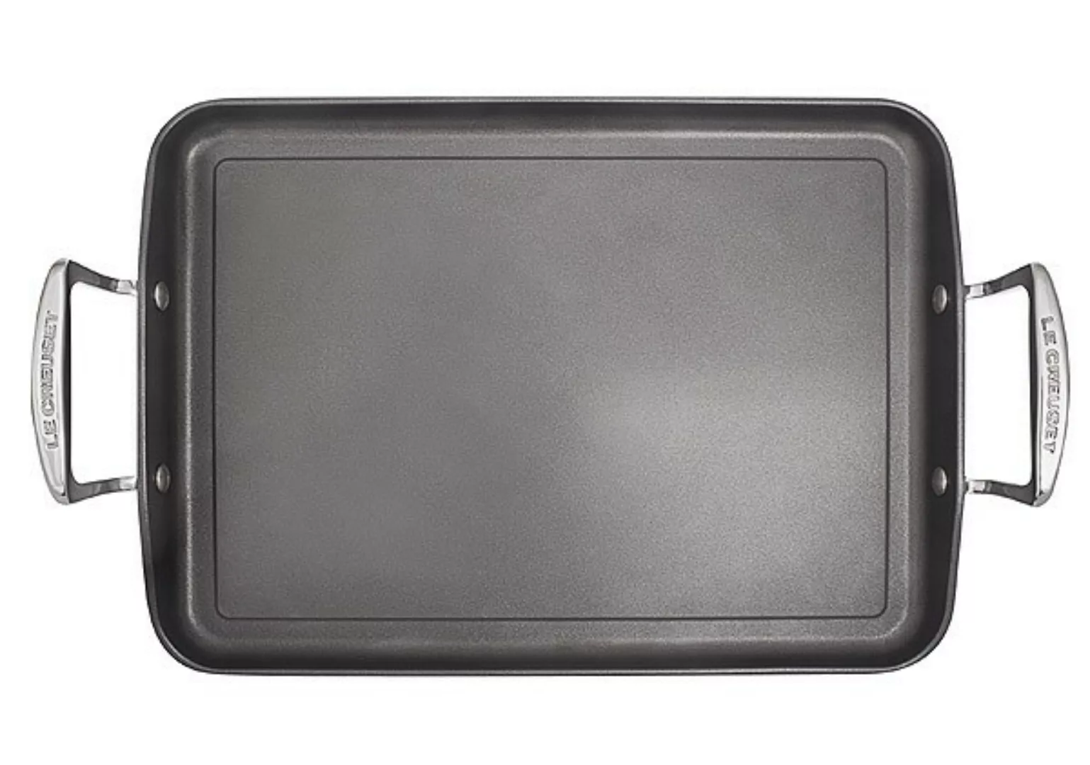 Le Creuset Aluminium- Grillplatte Antihaft Spezialform 34x25cm günstig online kaufen