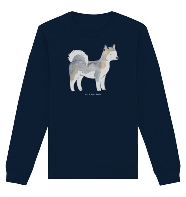 Mr. & Mrs. Panda Longpullover Größe M Siberian Husky Moment - French Navy - günstig online kaufen