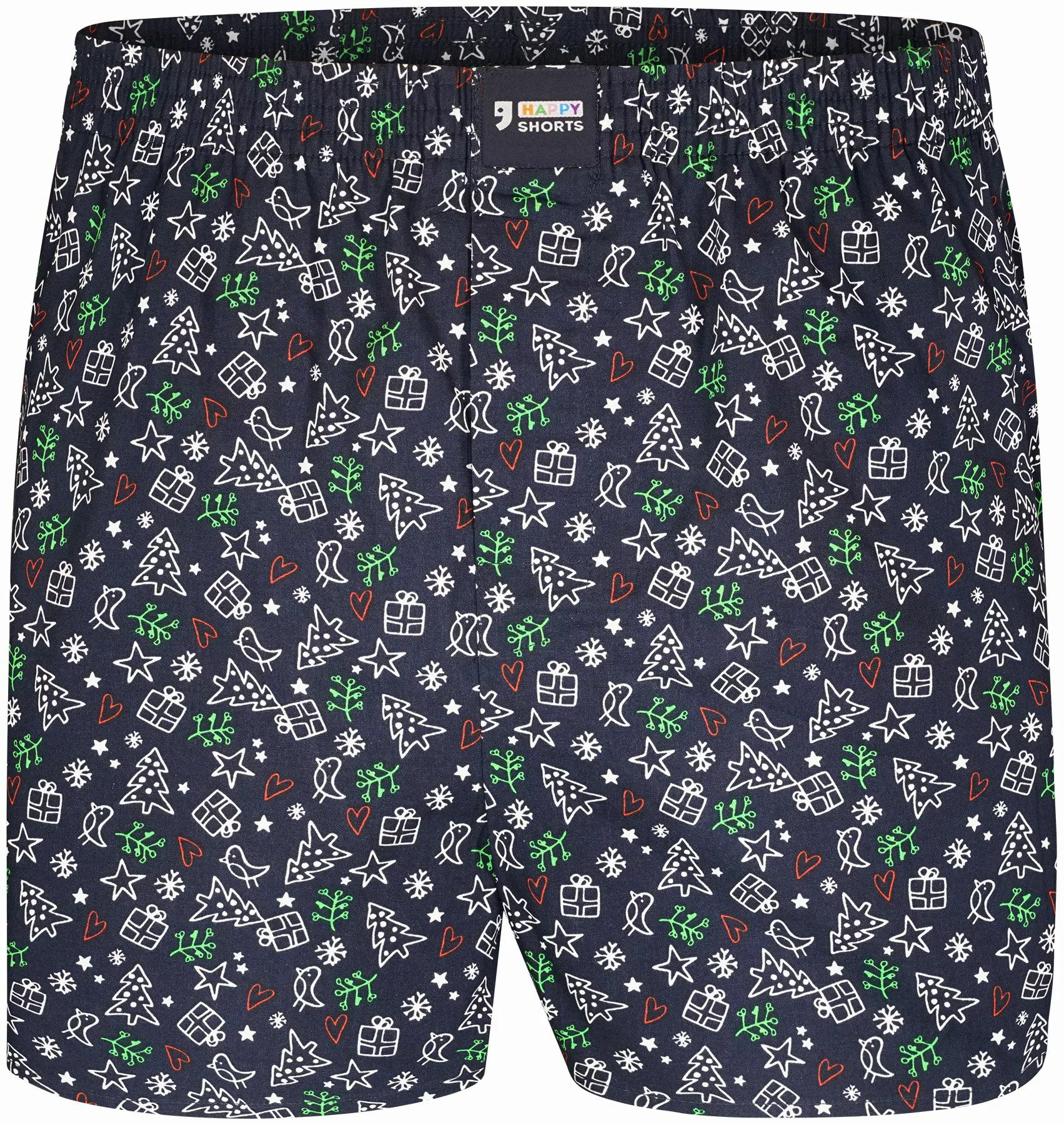HAPPY SHORTS Boxer Web-Boxershorts Weihnachts Motive günstig online kaufen