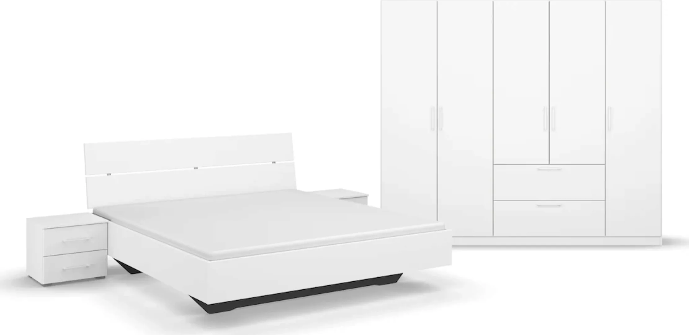 rauch Schlafzimmer-Set "Challenger", Schrank in 2 Breiten, Bett in 3 Breite günstig online kaufen