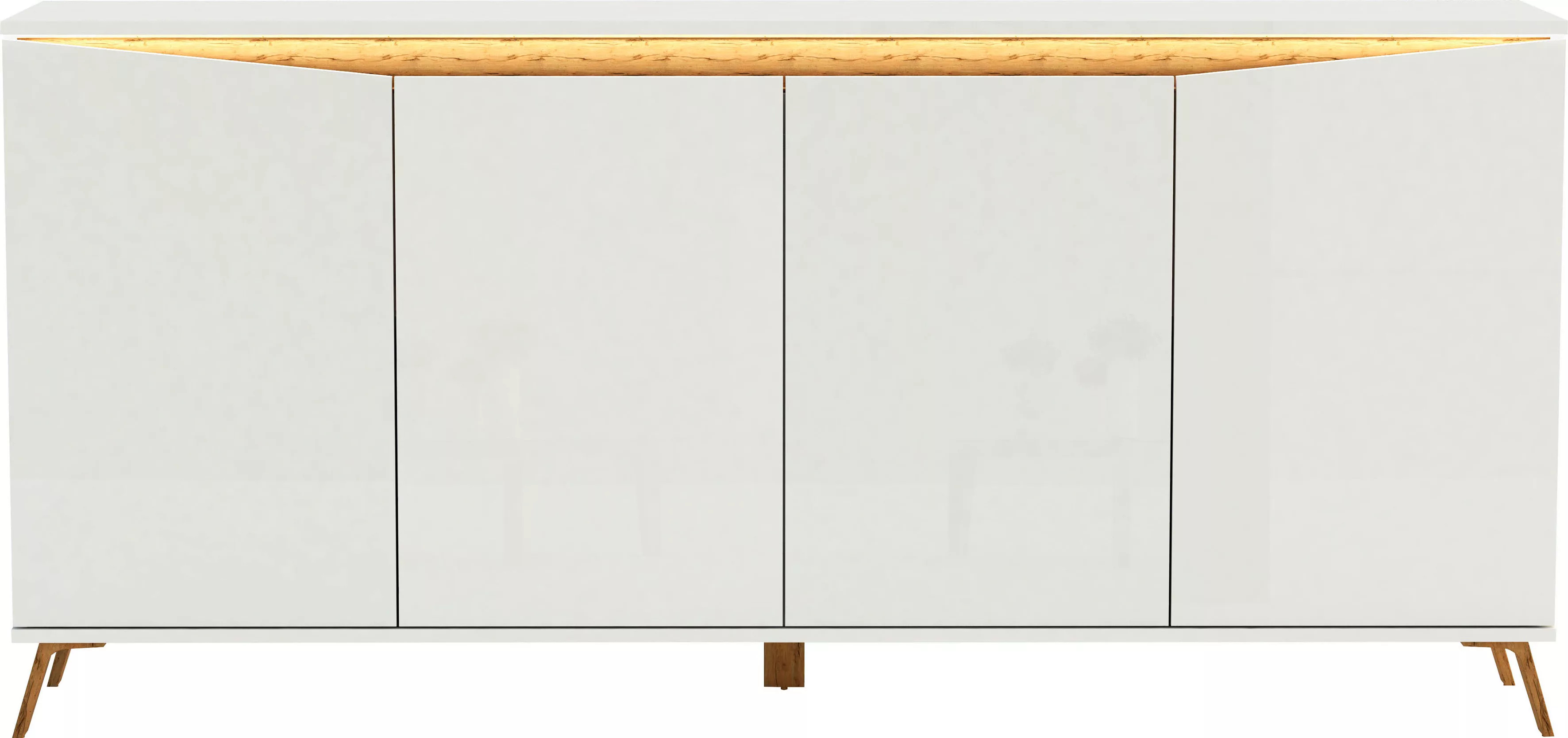 INOSIGN Sideboard "ALADINO", Breite 184 cm, komplett Hochglanz, ohne Beleuc günstig online kaufen