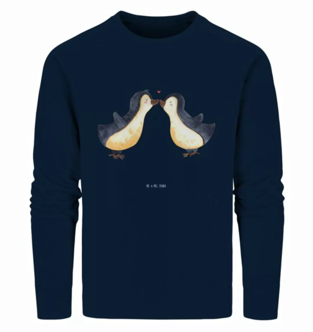 Mr. & Mrs. Panda Longpullover Größe XS Pinguine Kuss - French Navy - Gesche günstig online kaufen