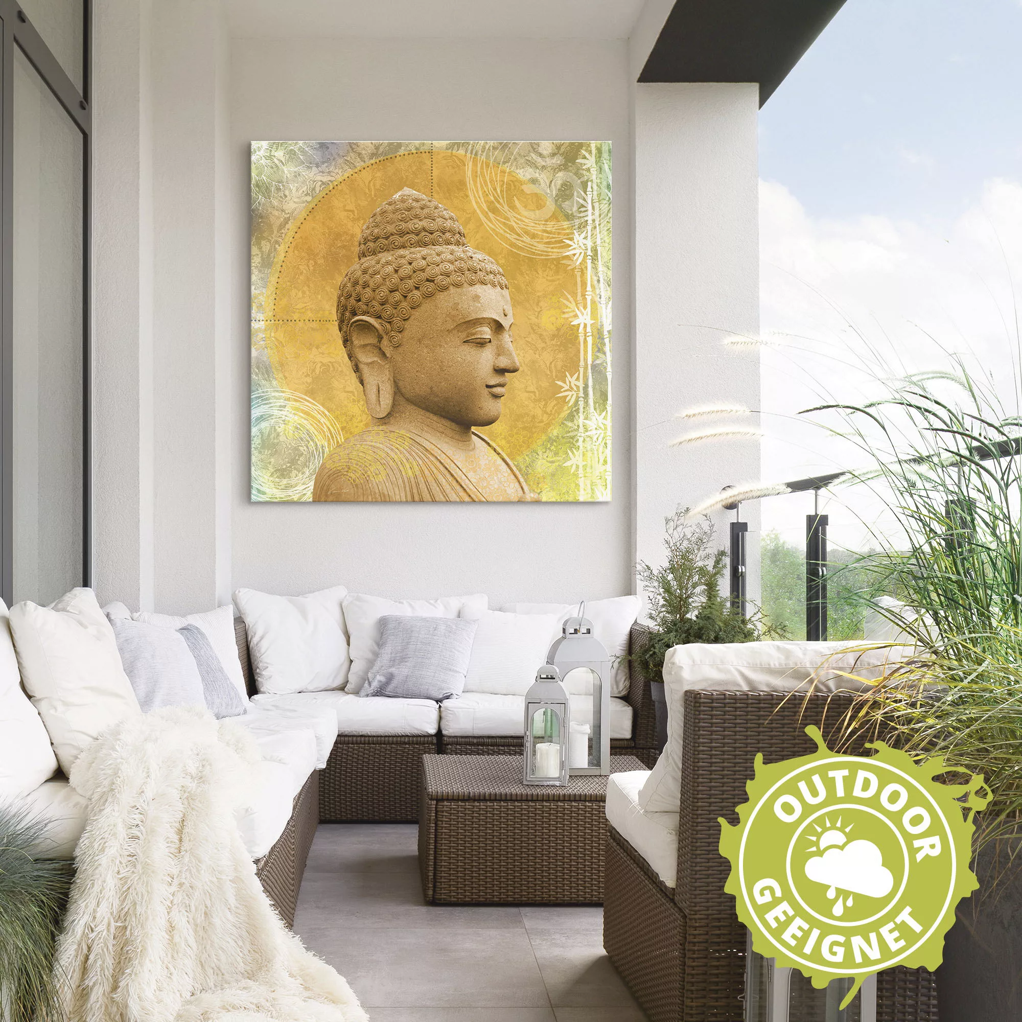 Artland Wandbild »Buddha II«, Spa, (1 St.), als Alubild, Outdoorbild, Leinw günstig online kaufen