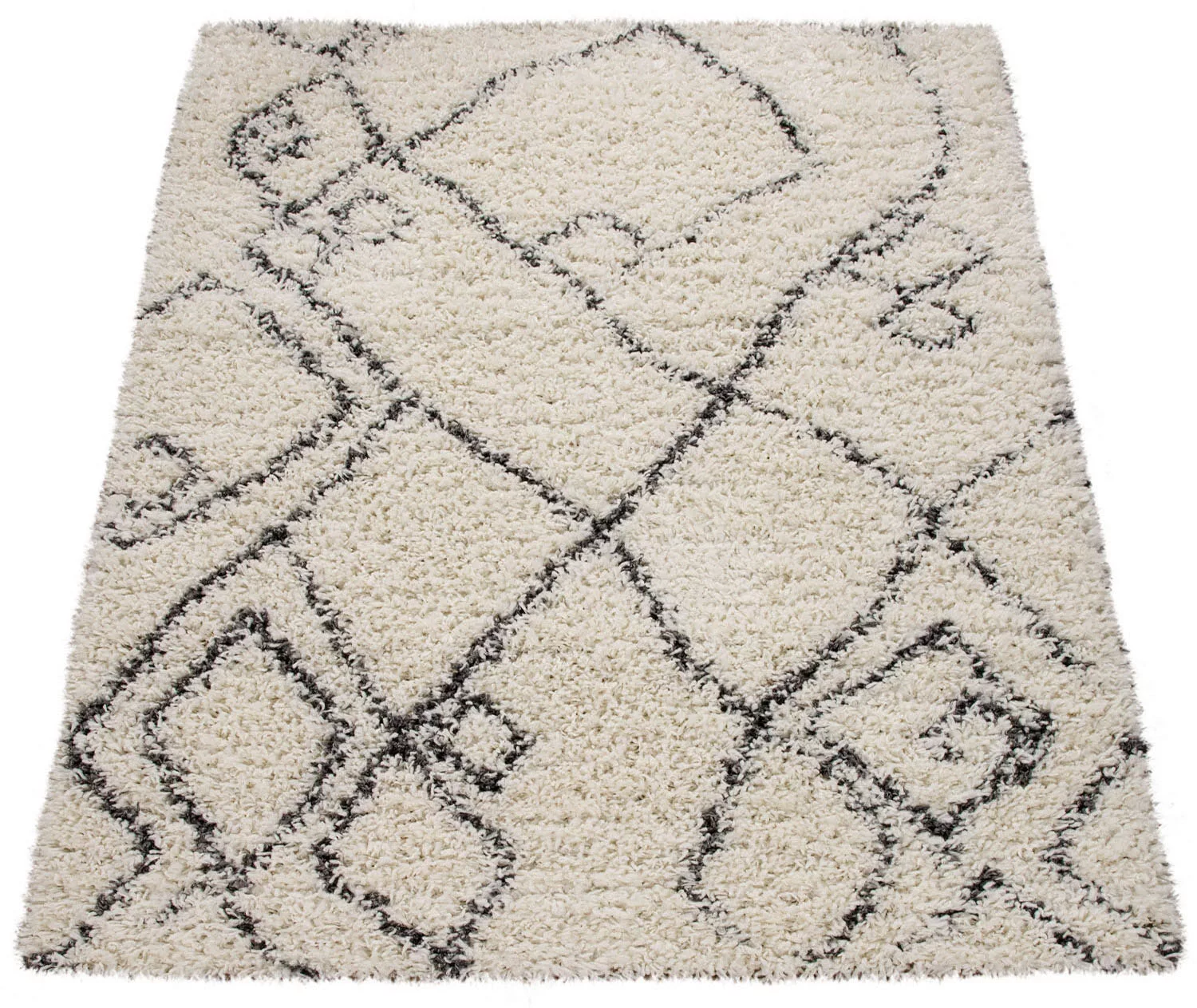 Paco Home Hochflor-Teppich »Kalmar 448«, rechteckig, Shaggy, Scandi Design, günstig online kaufen