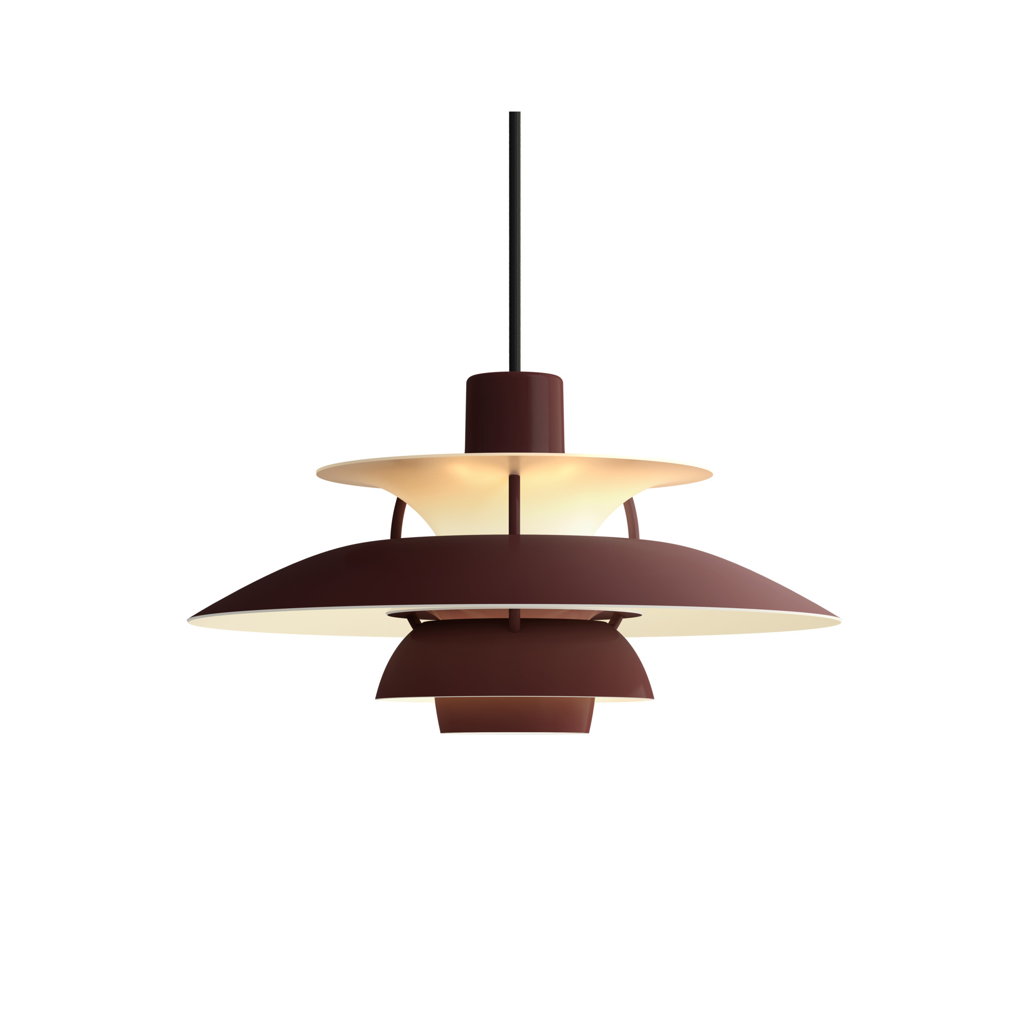 PH 5 Mini Pendelleuchte Burgundy günstig online kaufen