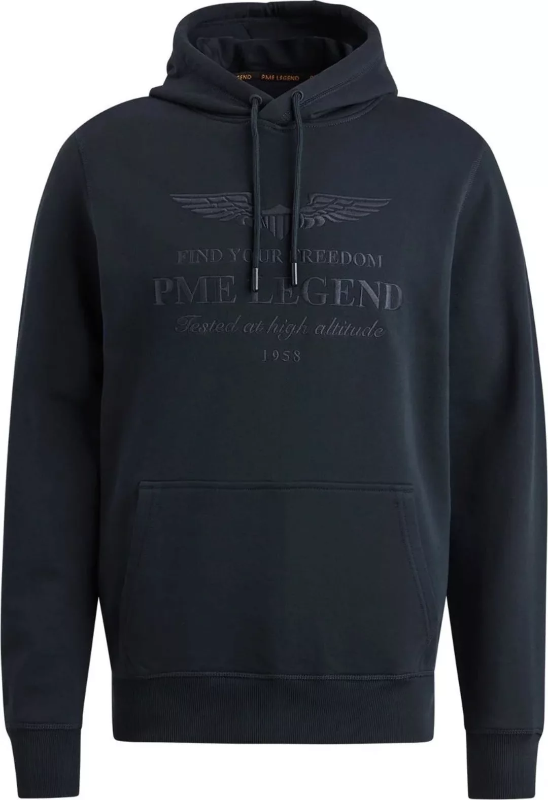 PME Legend Hoodie Soft Teddy Navy - Größe 3XL günstig online kaufen