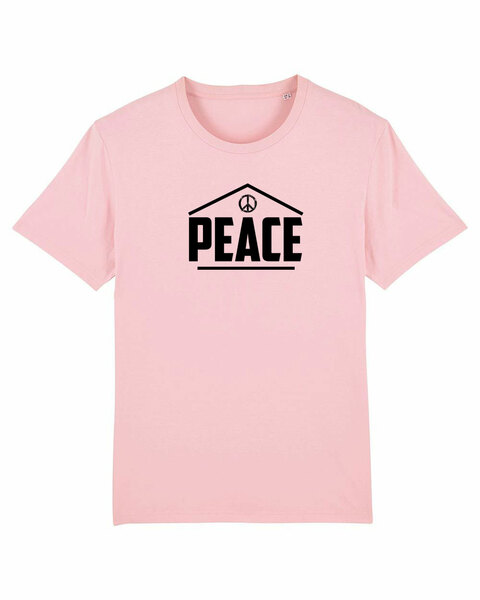 "House Of Peace" Print T-shirt Aus Bio Baumwolle günstig online kaufen
