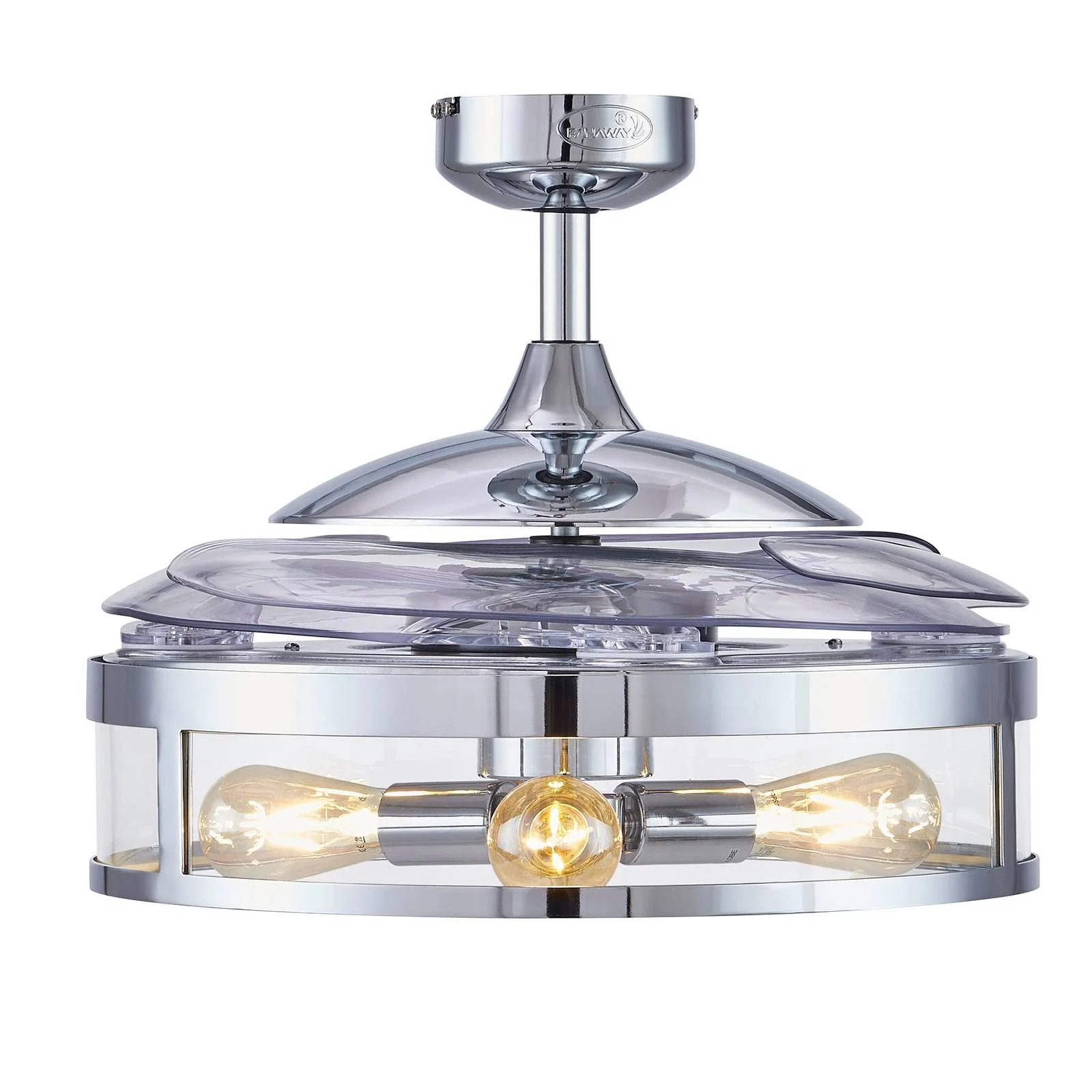 Beacon Deckenventilator Licht Fanaway Classic chrom leise günstig online kaufen
