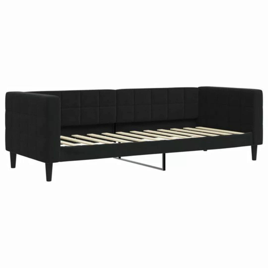 vidaXL Tagesbett Schwarz 80x200 cm Samt1846340 günstig online kaufen