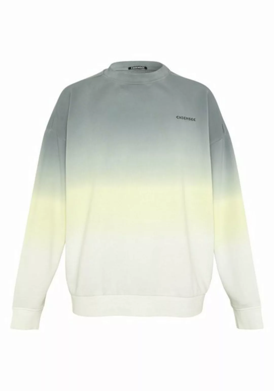 Chiemsee Sweatshirt Sweatshirt mit Backprint und Effekt-Färbung 1 günstig online kaufen