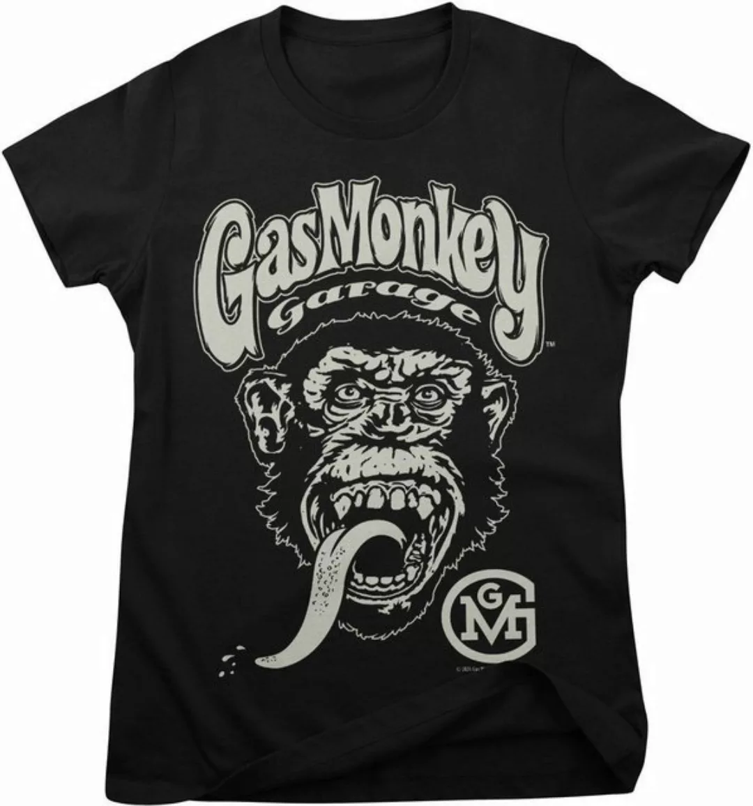 Gas Monkey Garage T-Shirt Big Brand Logo Girly Tee günstig online kaufen