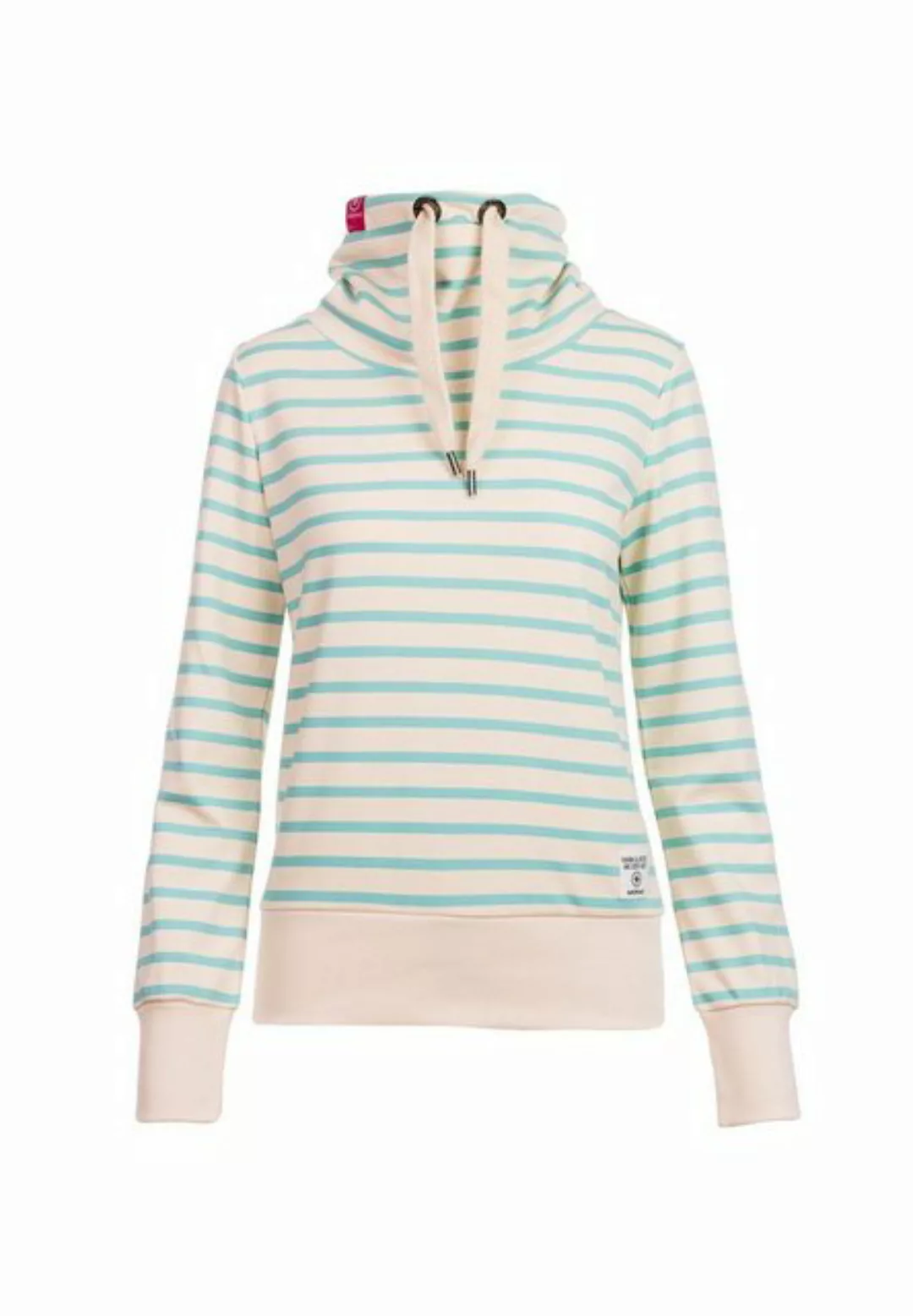 salzhaut Langarmshirt Damen Sweatshirt Kooveljau mit Streifen - Pullover mi günstig online kaufen