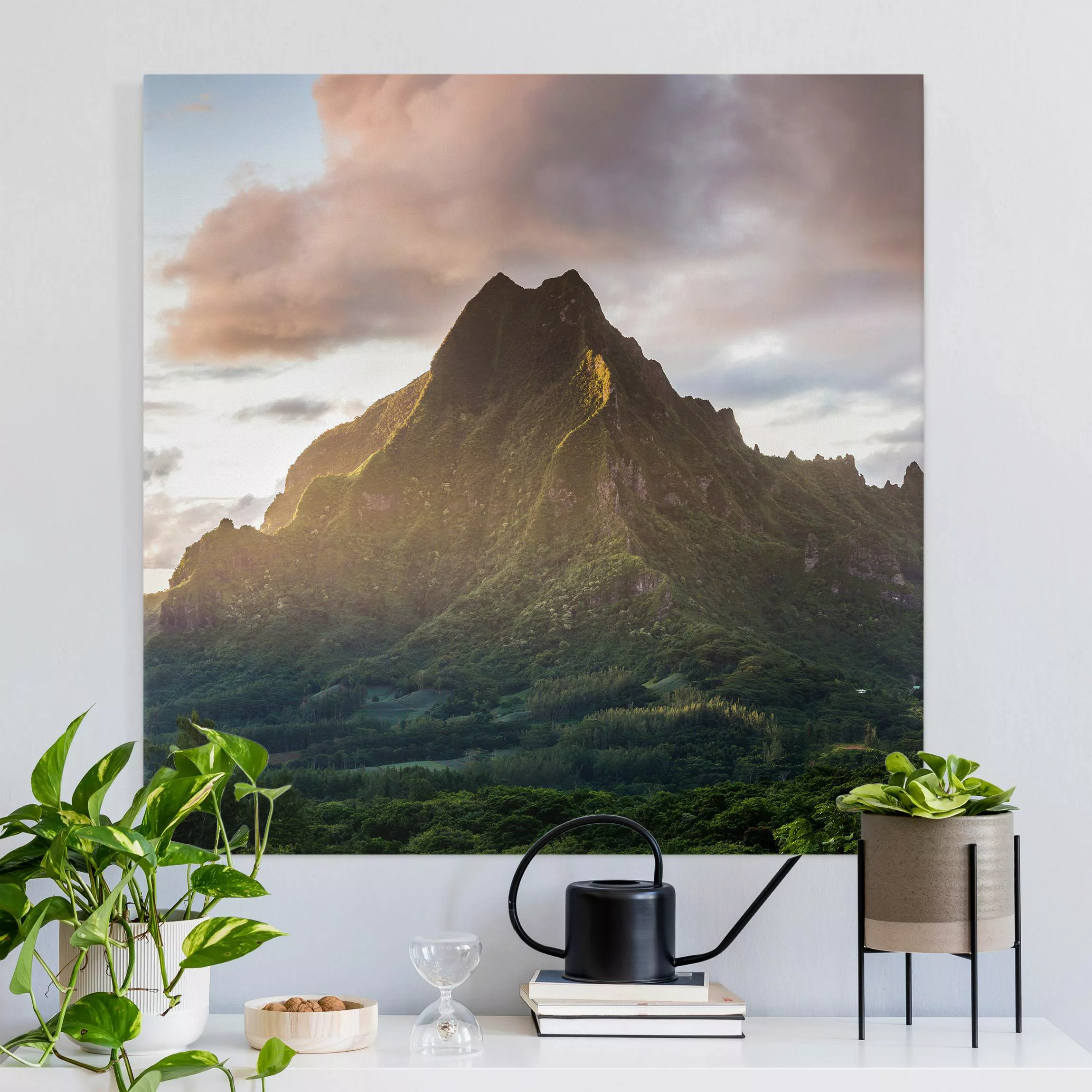 Leinwandbild Der Berg günstig online kaufen