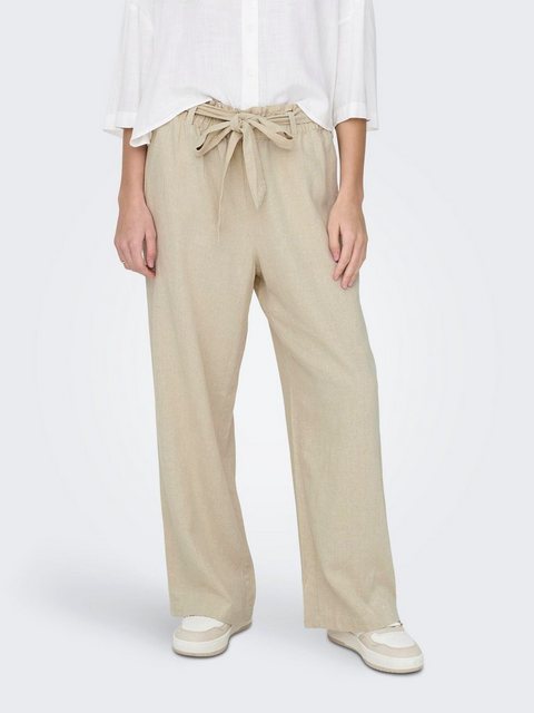 JDY Culotte JDYSAY MW LINEN BELT PANT WVN NOOS günstig online kaufen