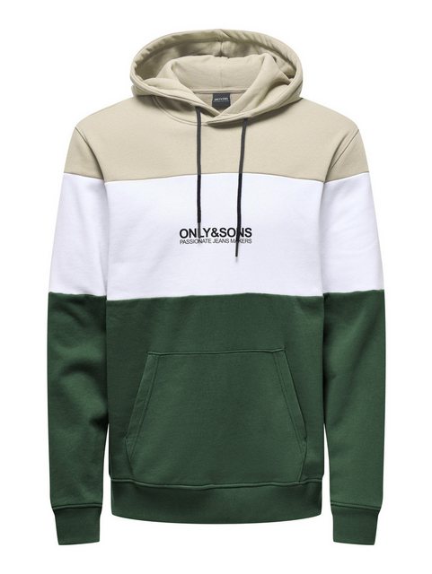 ONLY & SONS Hoodie Colorblock Kapuzenpullover Design Sweat Hoodie 6889 in B günstig online kaufen